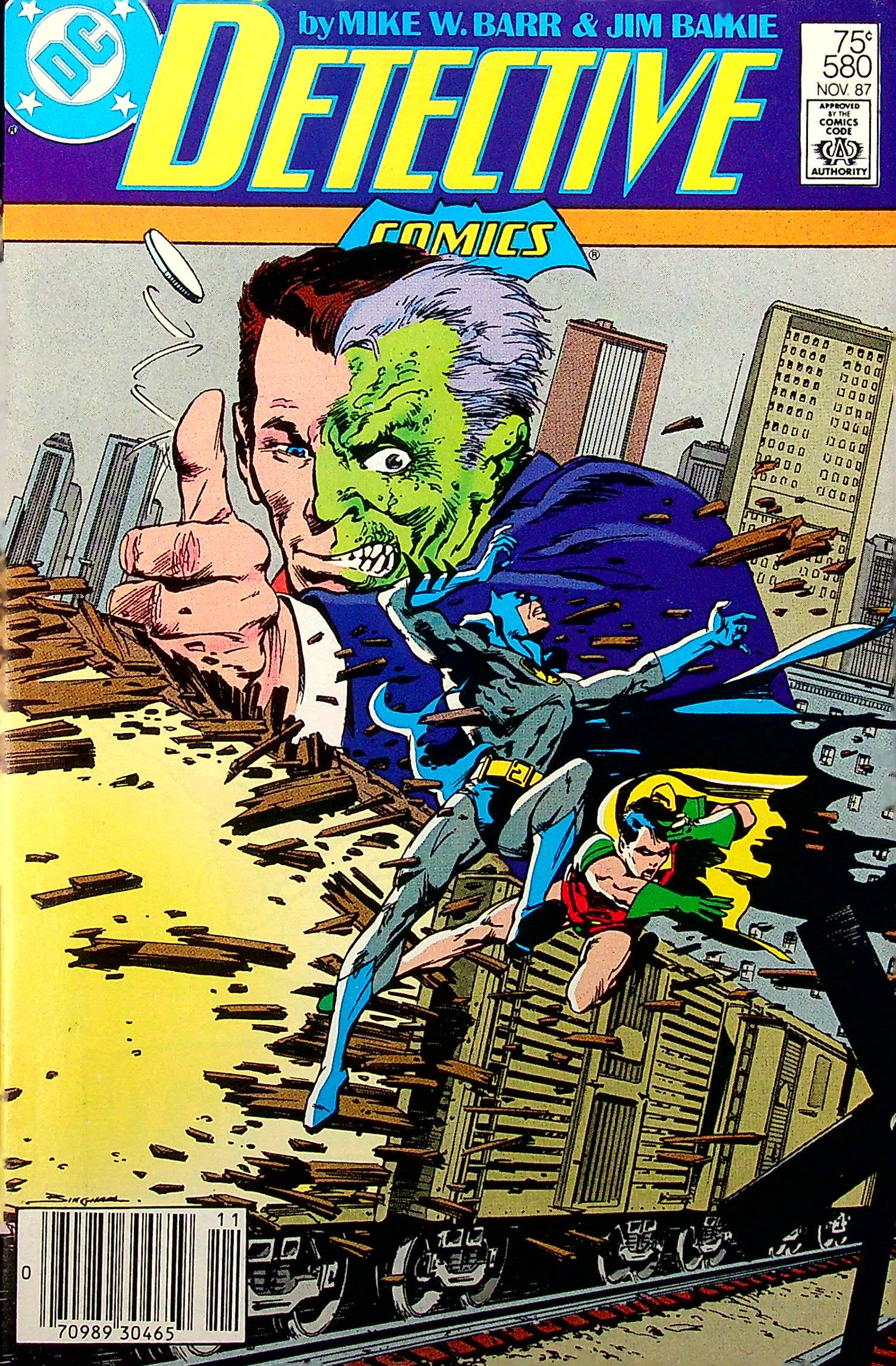 Detective Comics #580 Newsstand Edition 