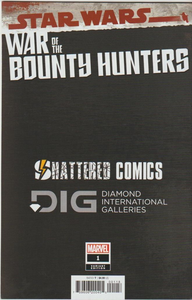 Star Wars War of the Bounty Hunters Shattered Color Variant - RARE 