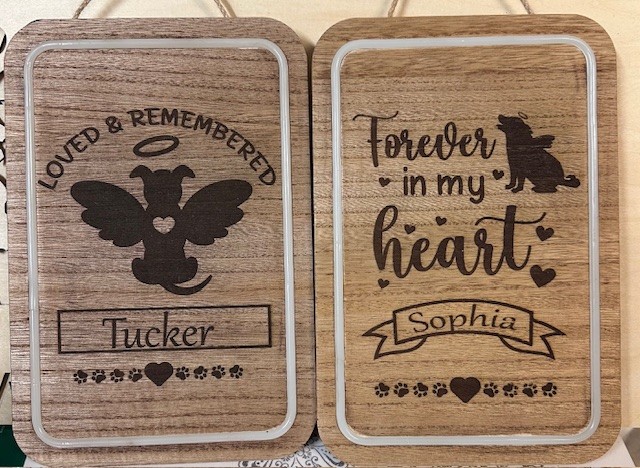 Custom Light up Engraved Signs