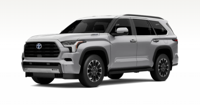 Toyota Sequoia Limited/Silver on Black