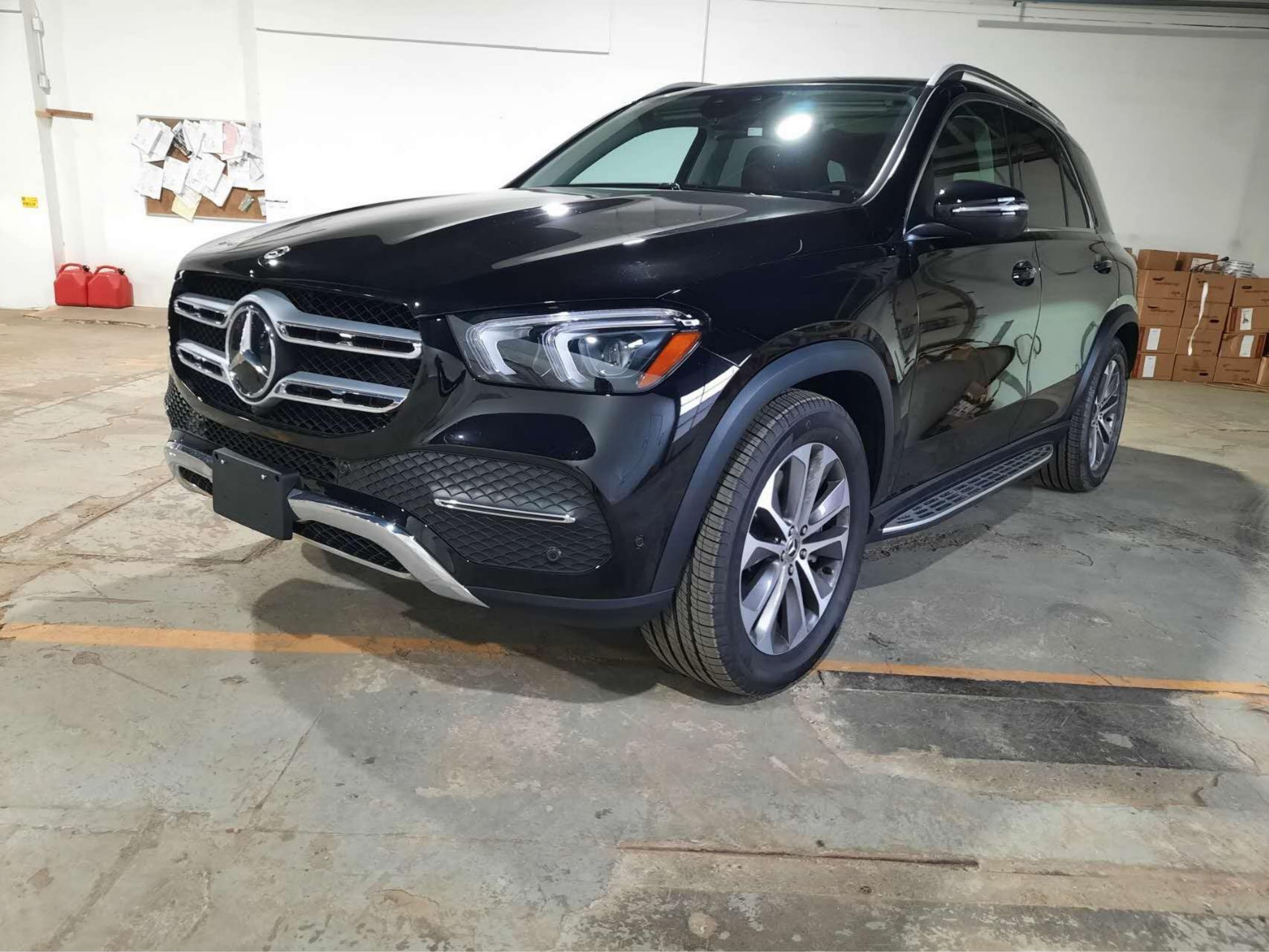 Mercedes-Benz GLE450 Build sheet/Black on Brown