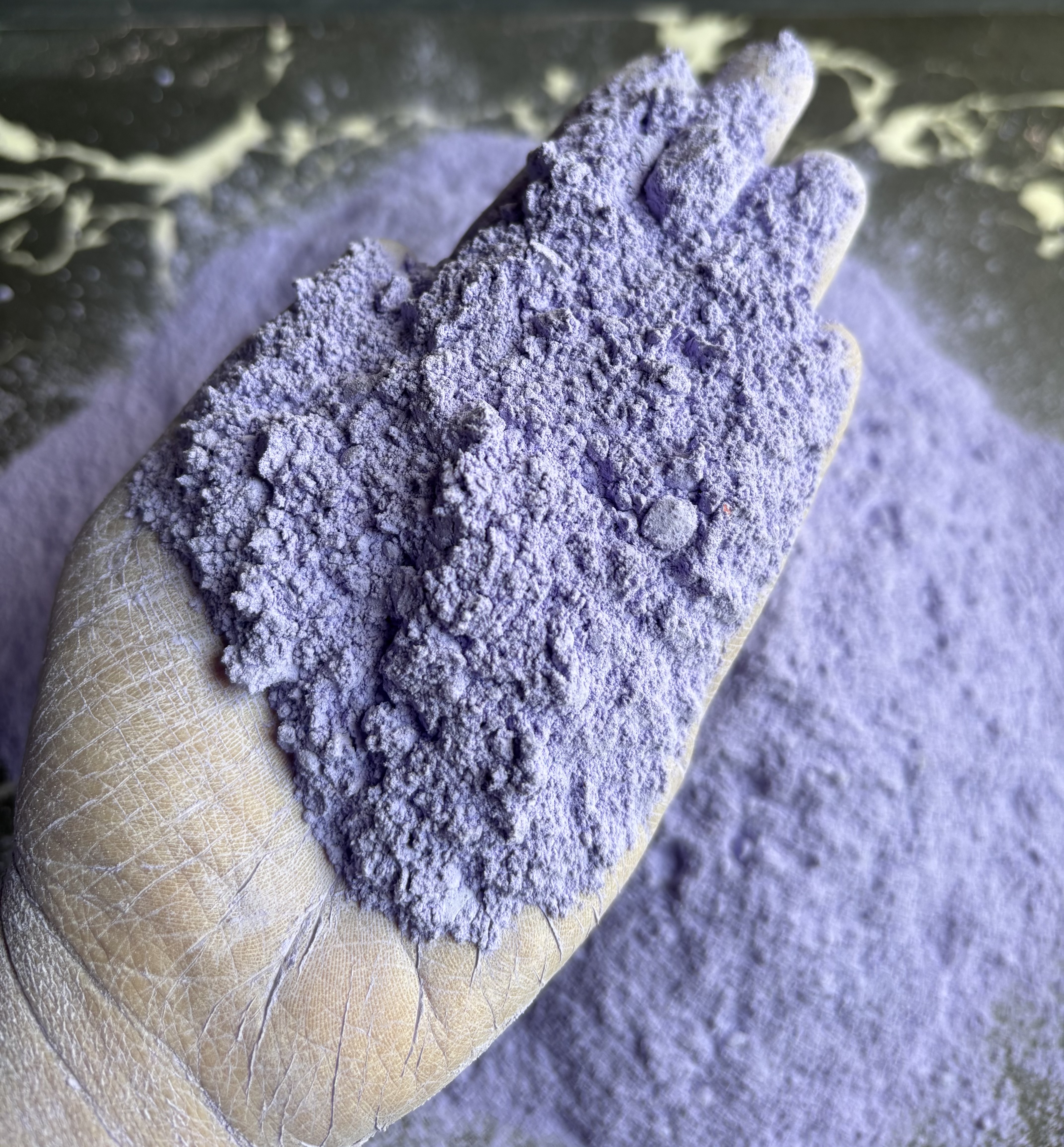 Periwinkle ‘Ready to Mix’ GymChalk Powder - Pre Used