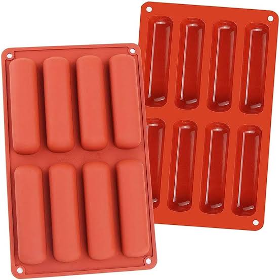 Finger Biscuit 8 Cavity Silicon Mould 1Pc