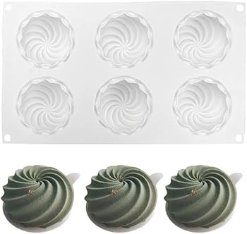 Spiral Ball 6 Cavity Silicon Mould 1Pc