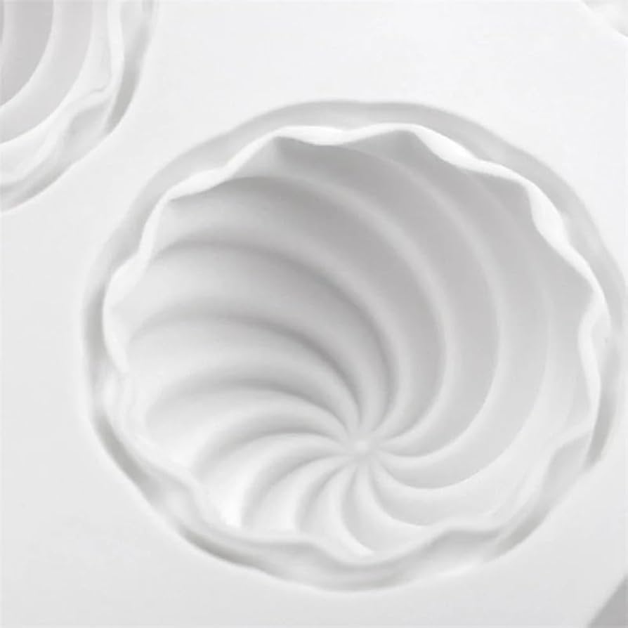 Spiral Ball 6 Cavity Silicon Mould 1Pc