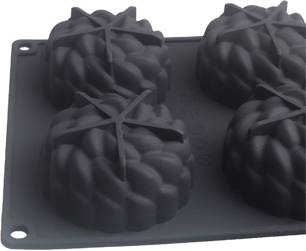Succulent Flower 6 Cavity Silicon Mould 1Pc