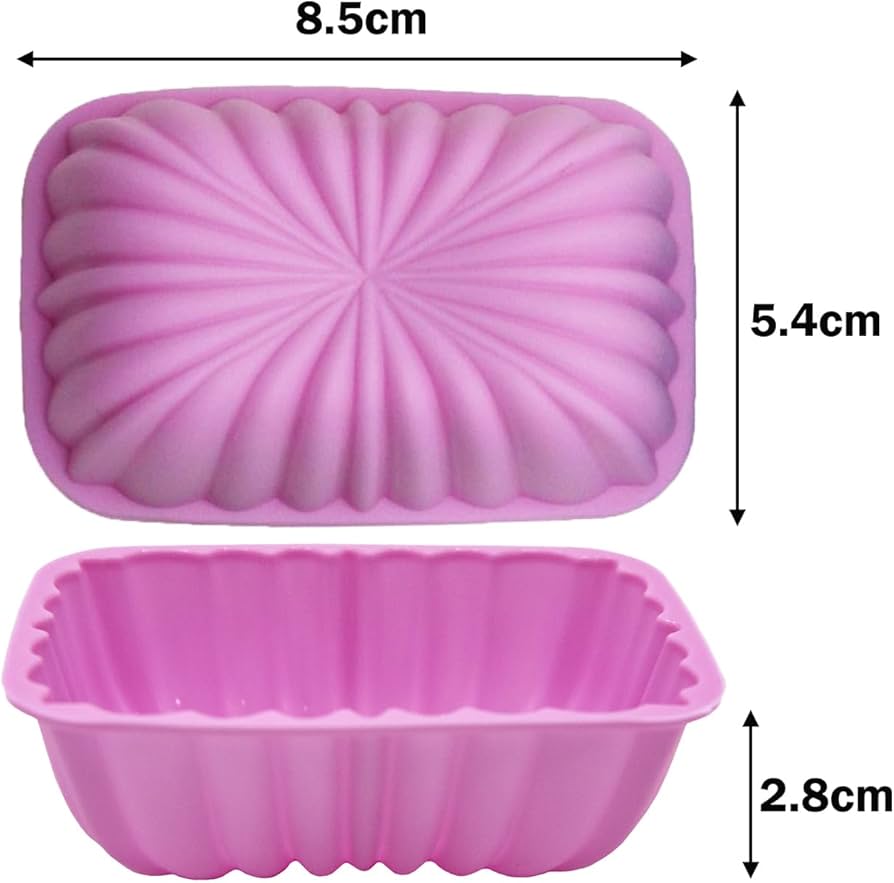 Loaf Pan Silicon Mould - Set of 6