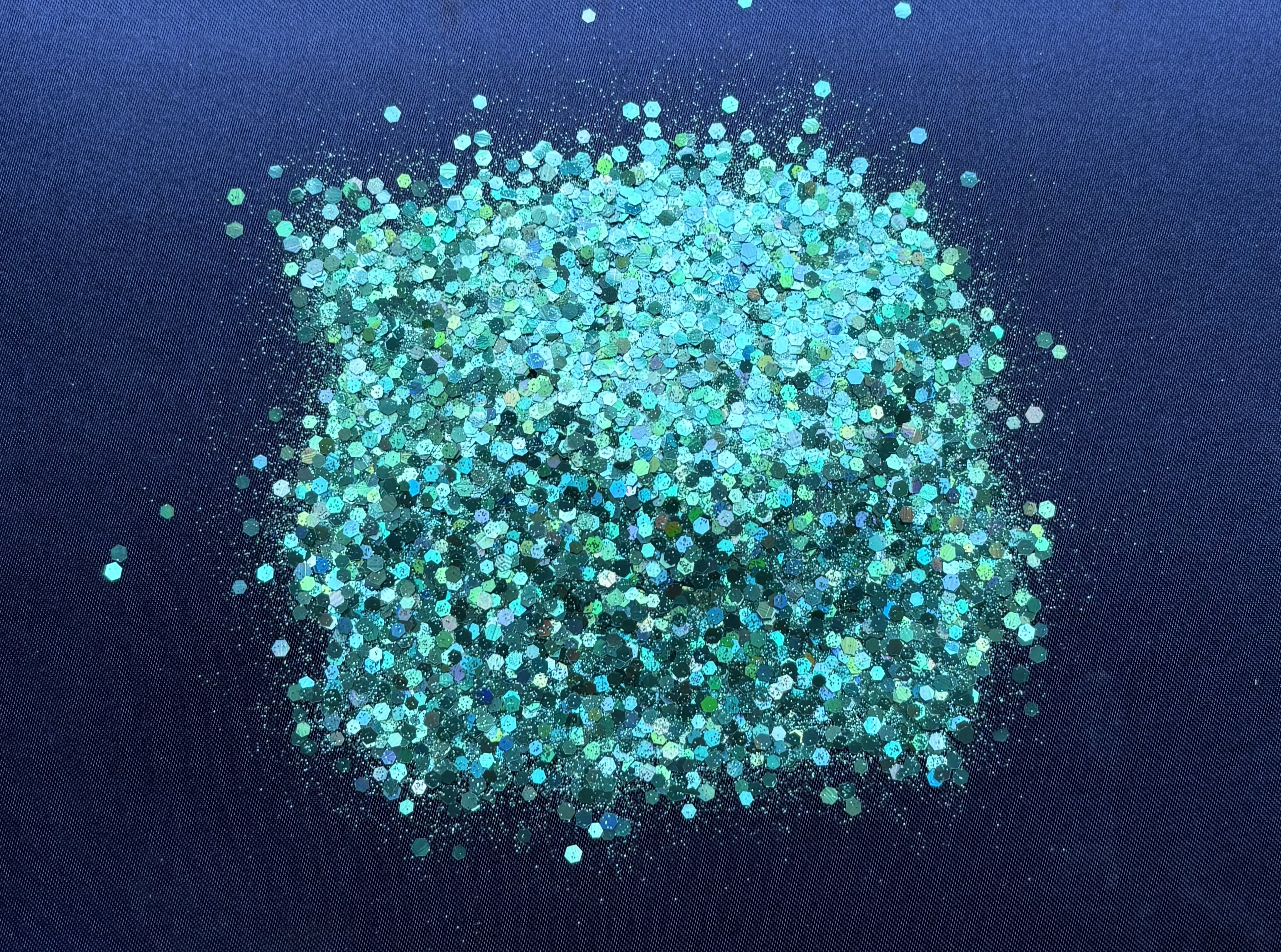 Turquoise Lightning Glitter