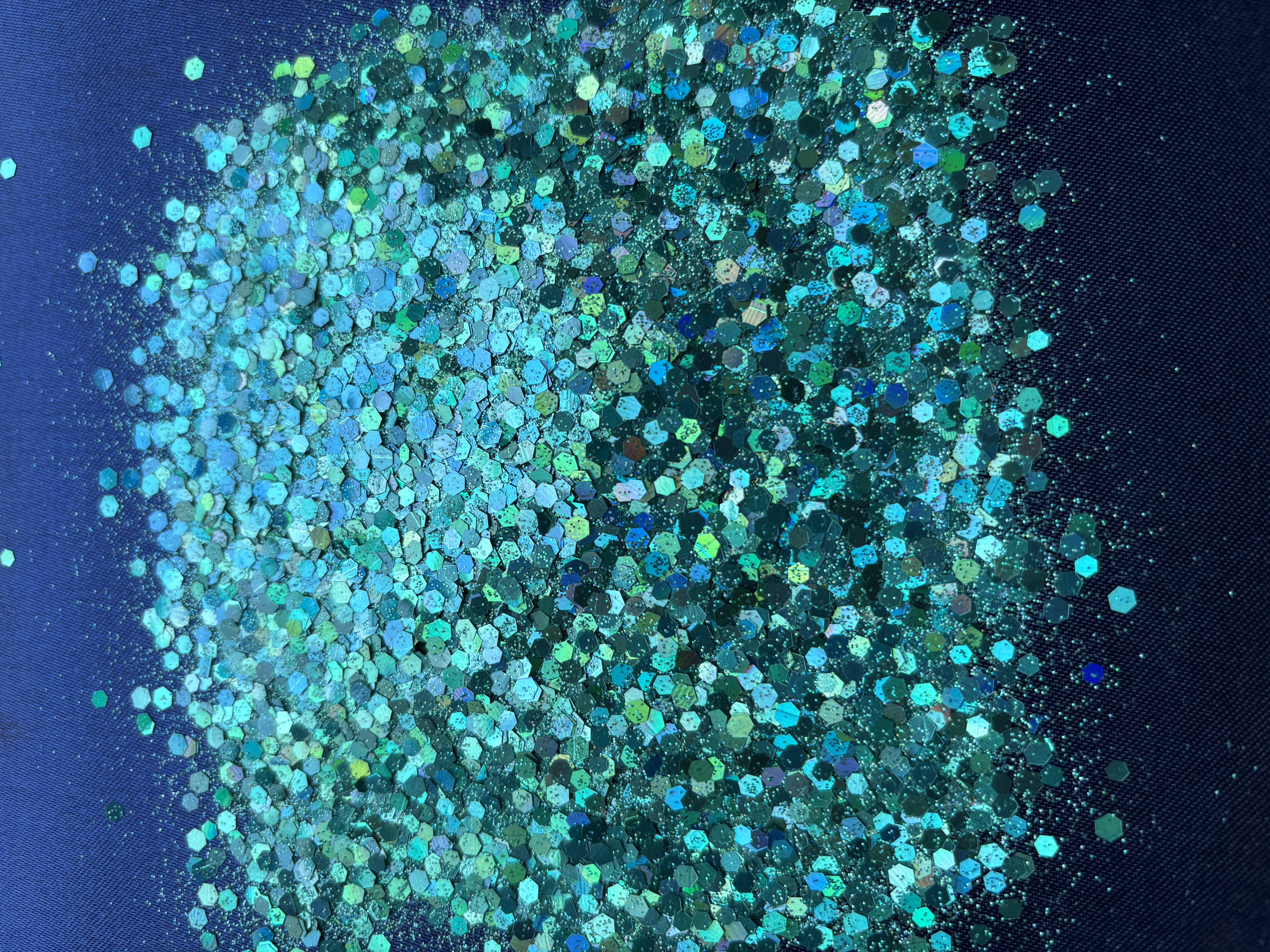 Turquoise Lightning Glitter