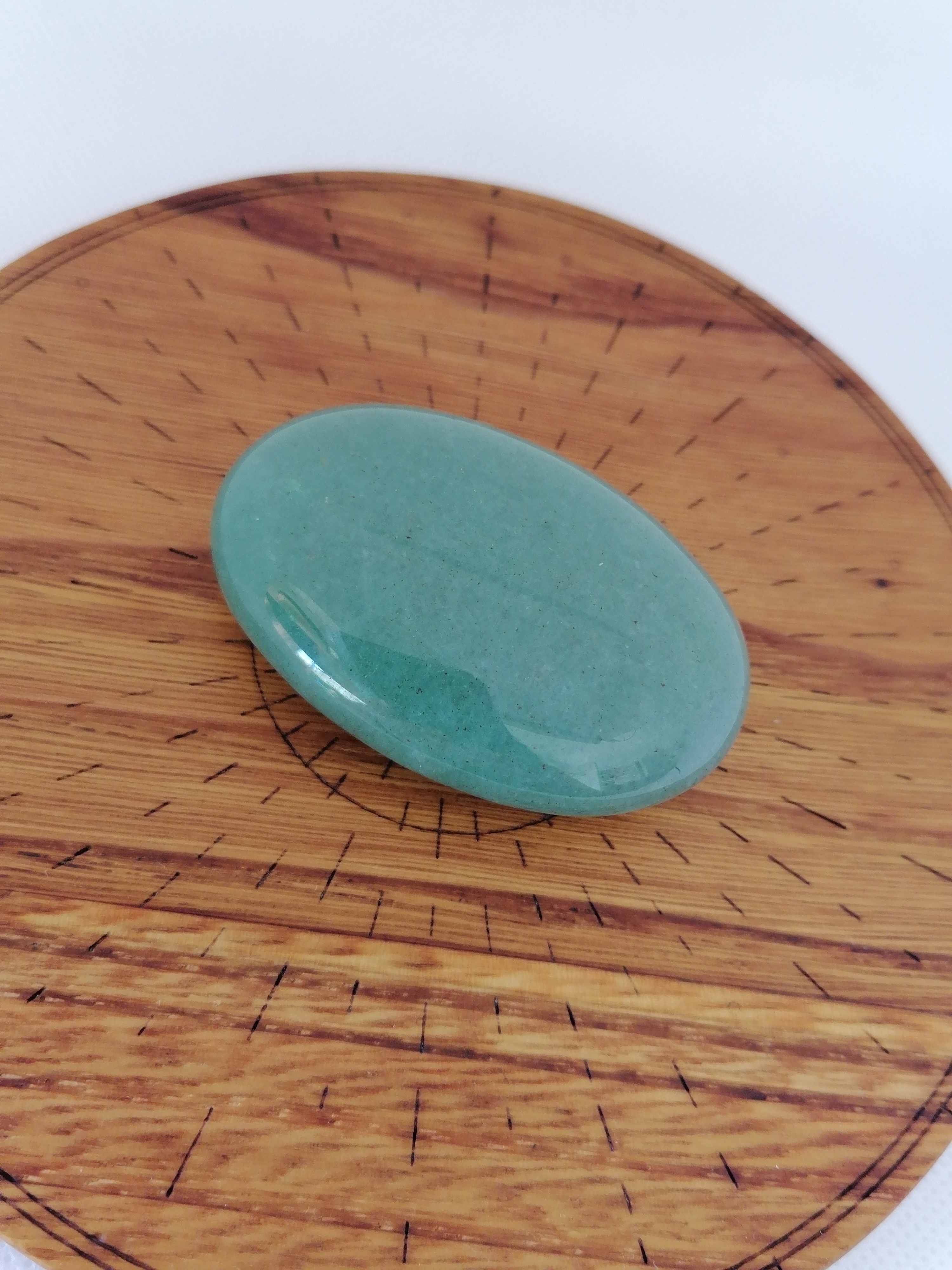 Galet roulé d'aventurine verte XL