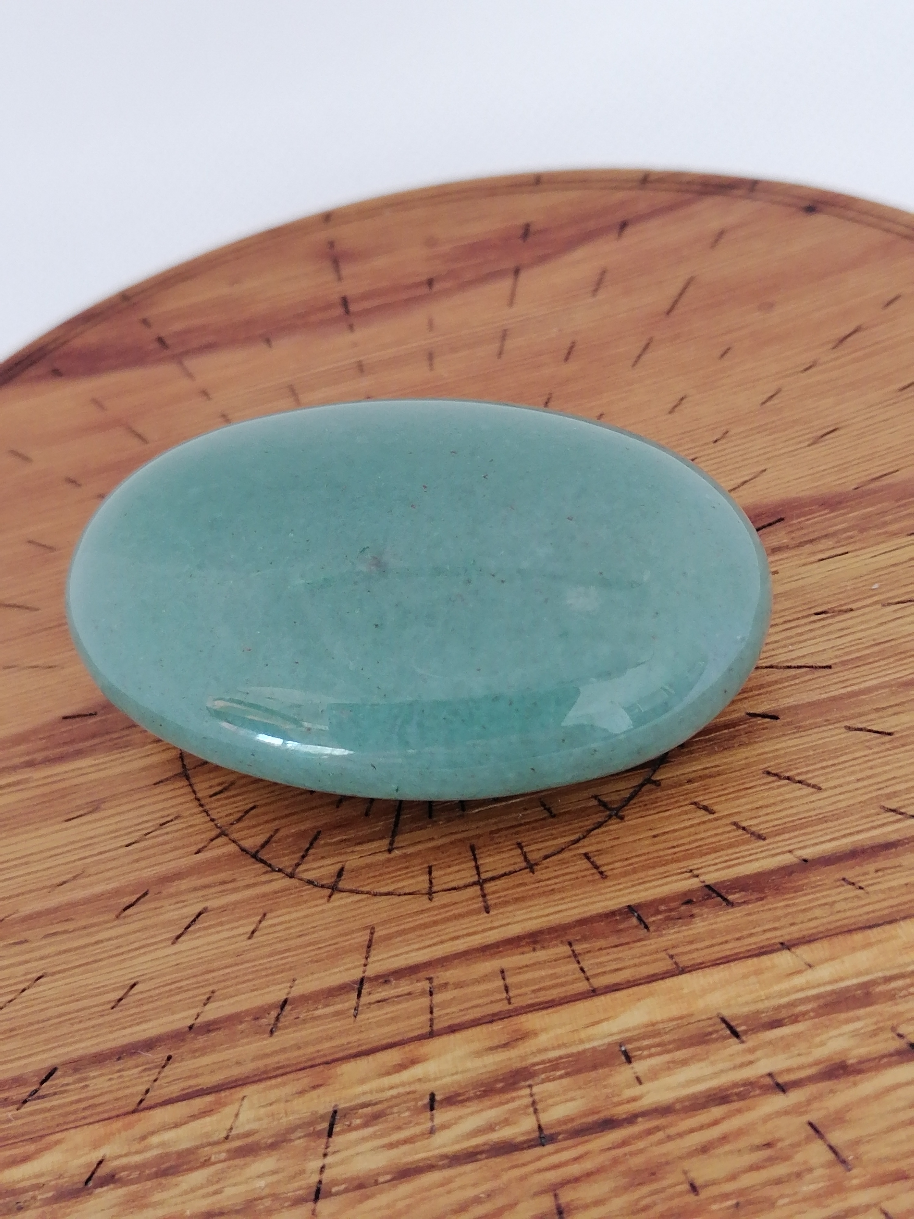 Galet roulé d'aventurine verte XL