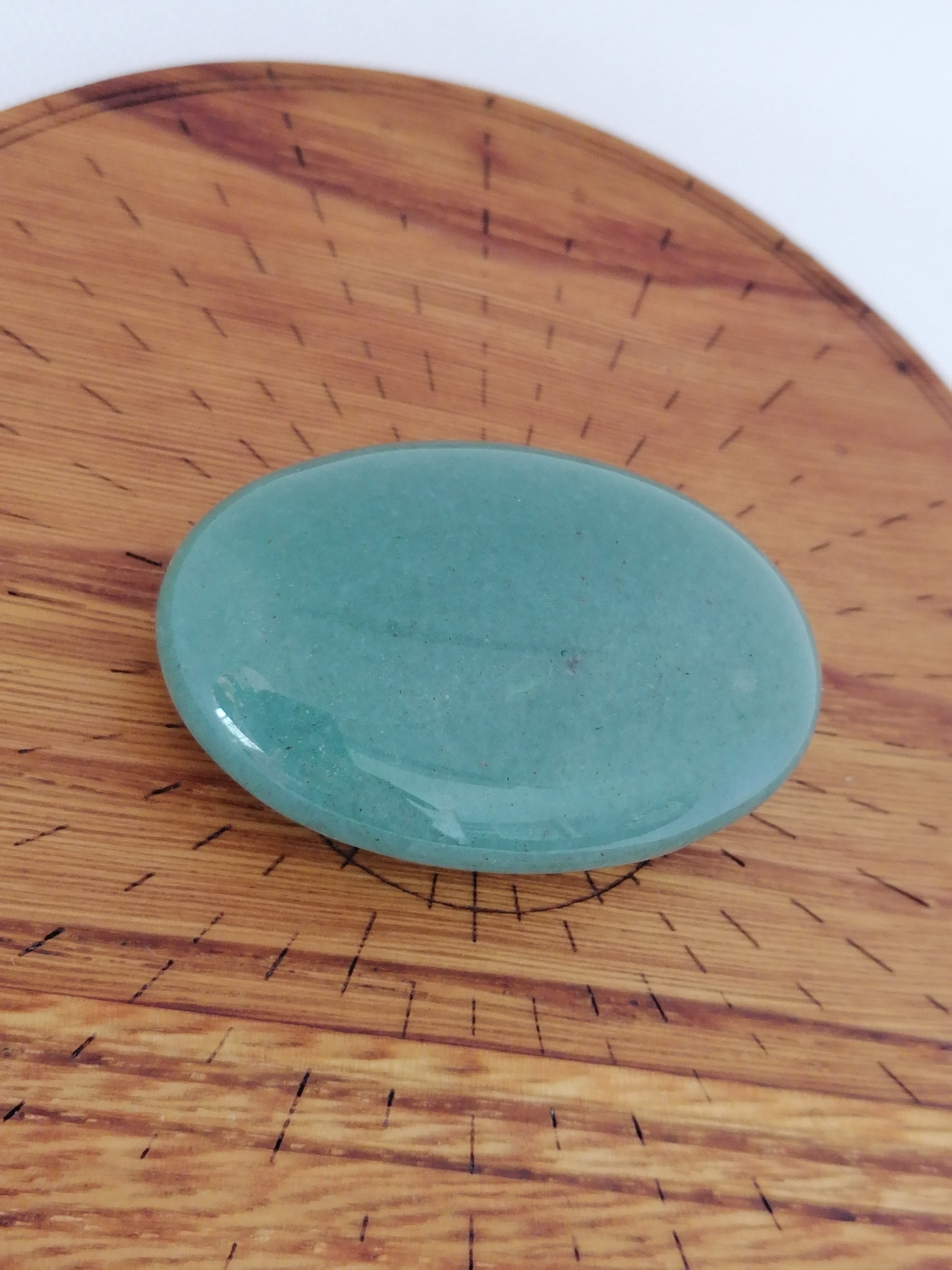 Galet roulé d'aventurine verte XL