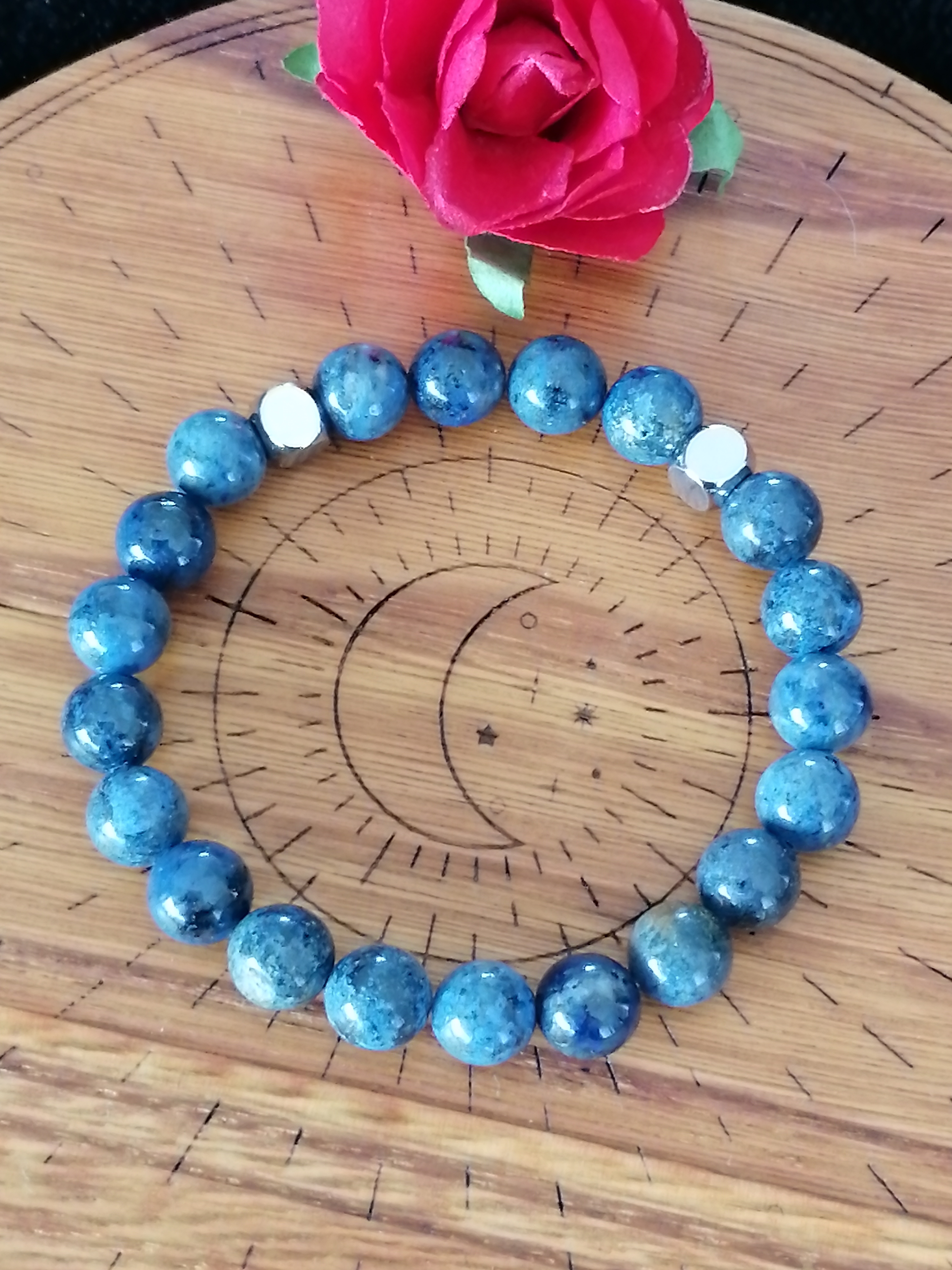 Bracelet "positivité" en dumortiérite
