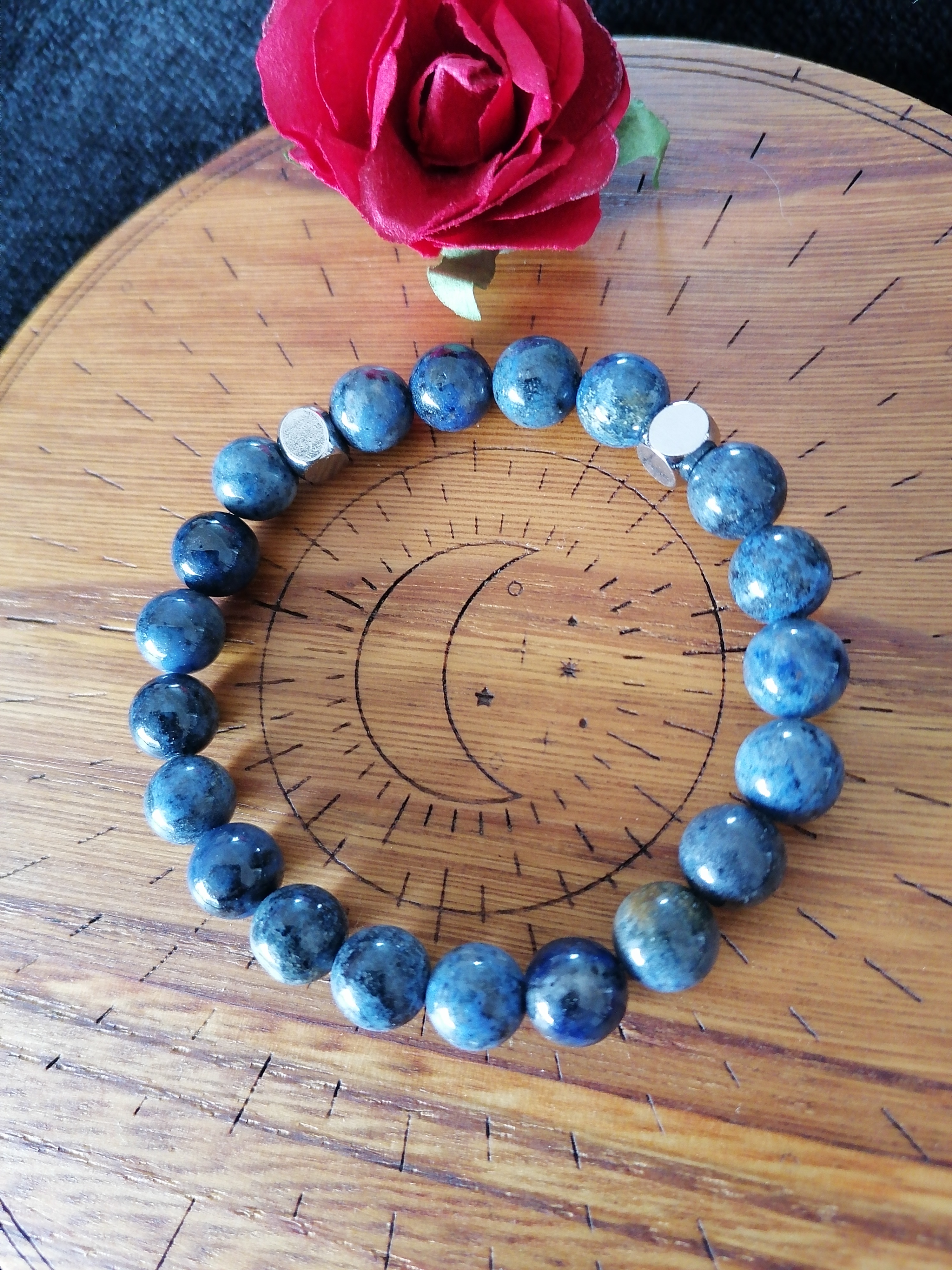 Bracelet "positivité" en dumortiérite