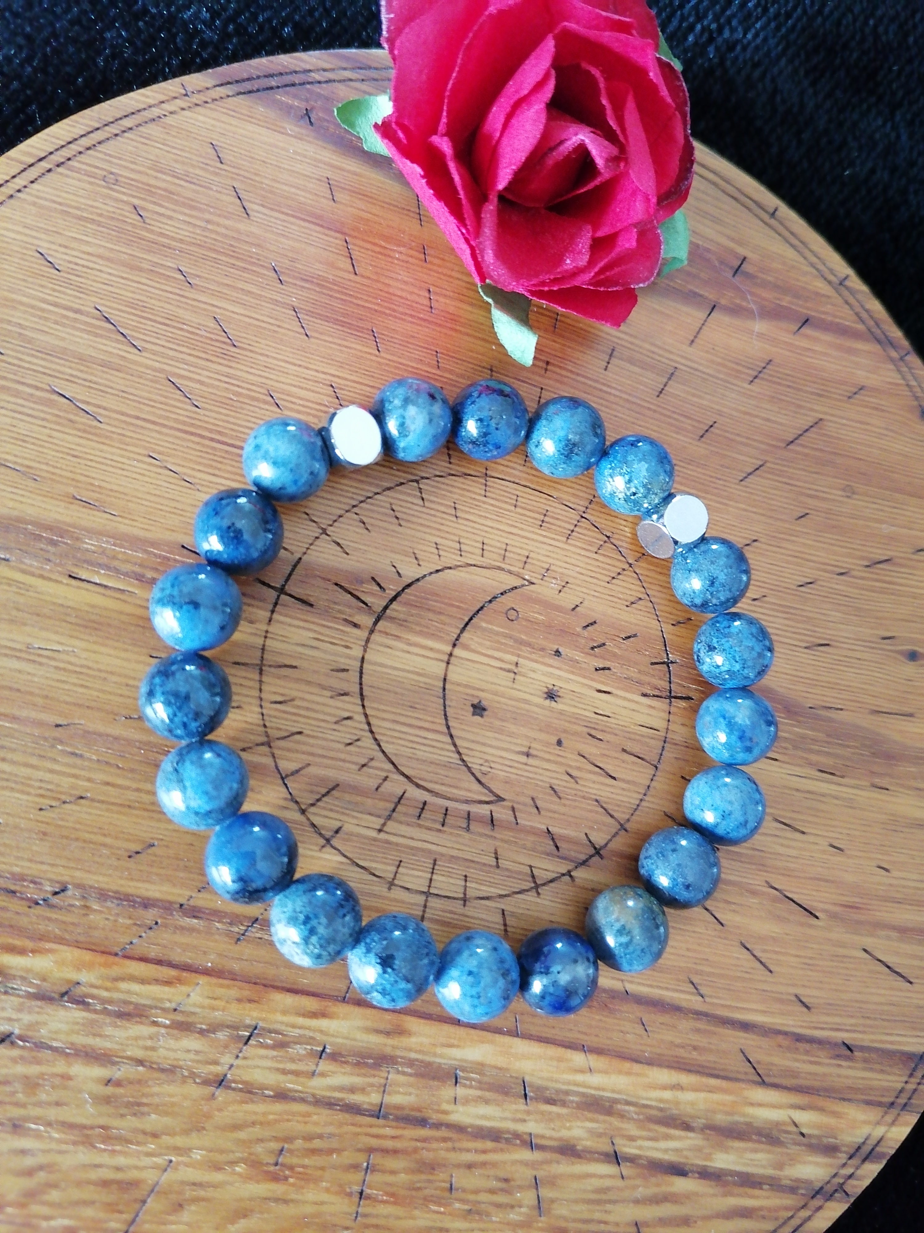 Bracelet "positivité" en dumortiérite