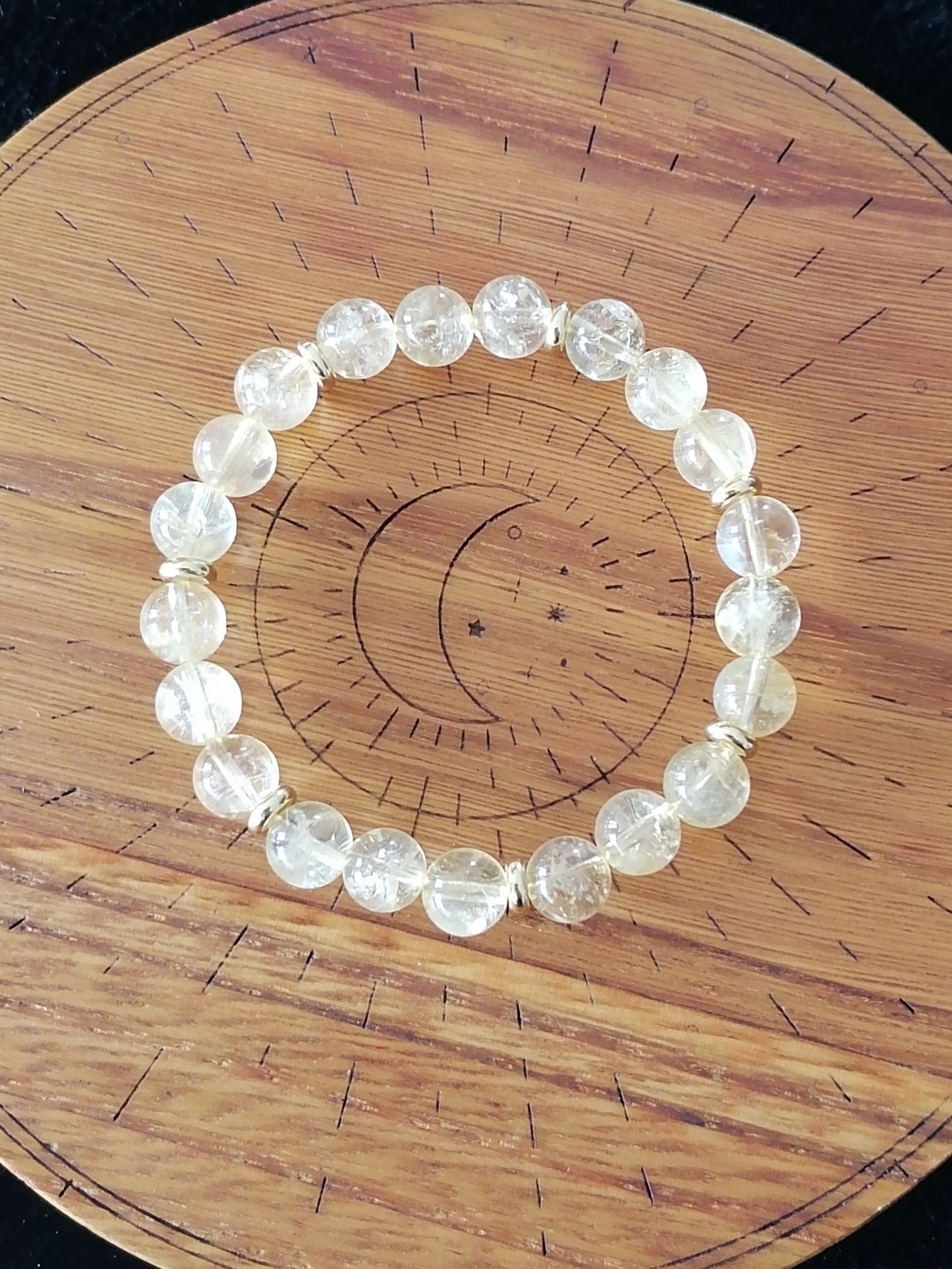 Bracelet "succès et réussite" en citrine 