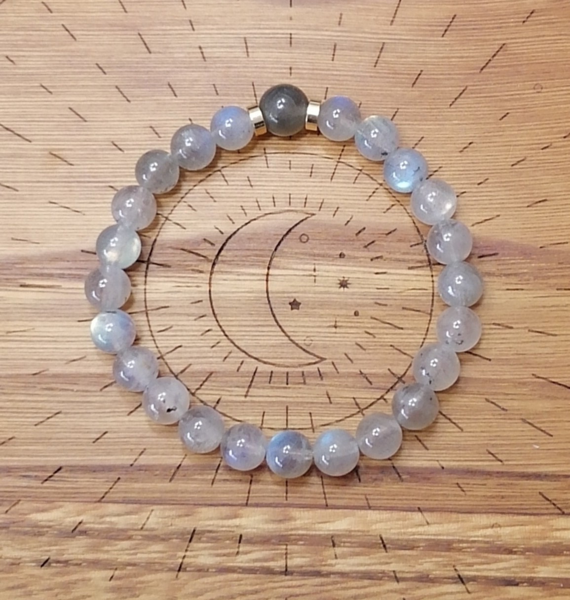 Bracelet "protection" en labradorite
