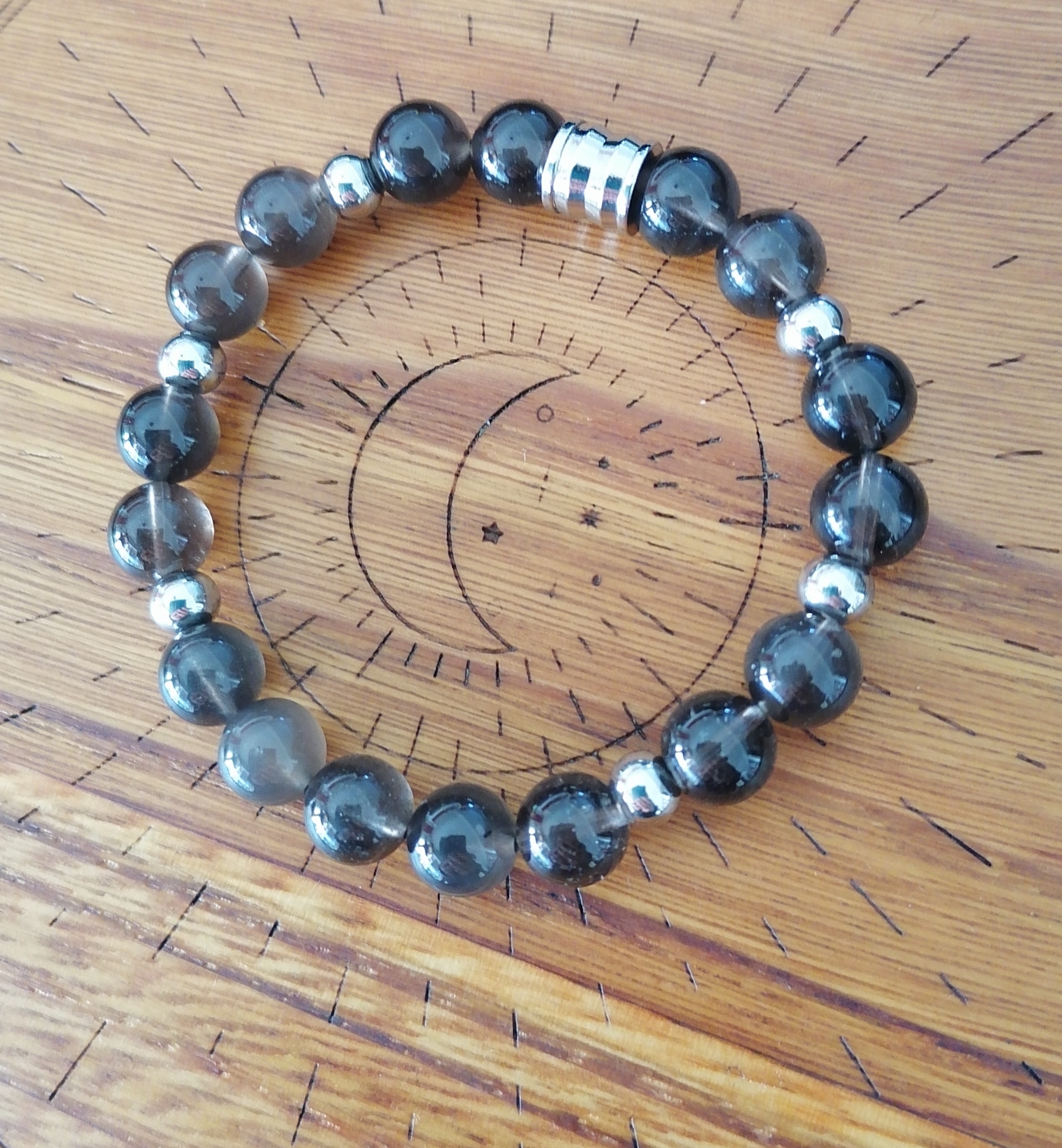 Bracelet "protection et sérénité" en tectite