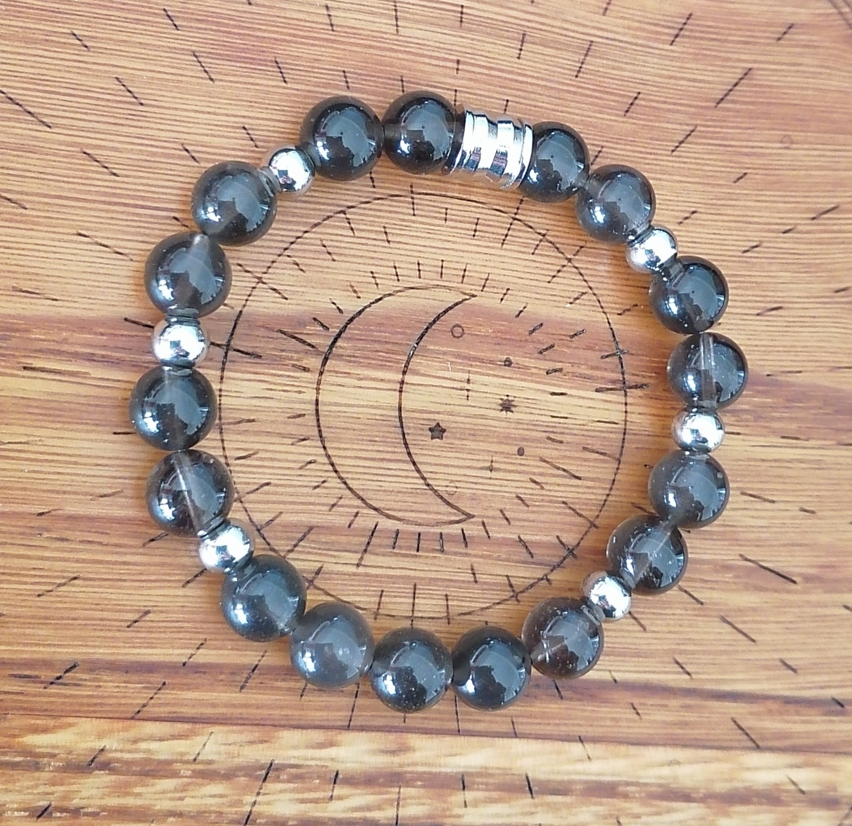 Bracelet "protection et sérénité" en tectite
