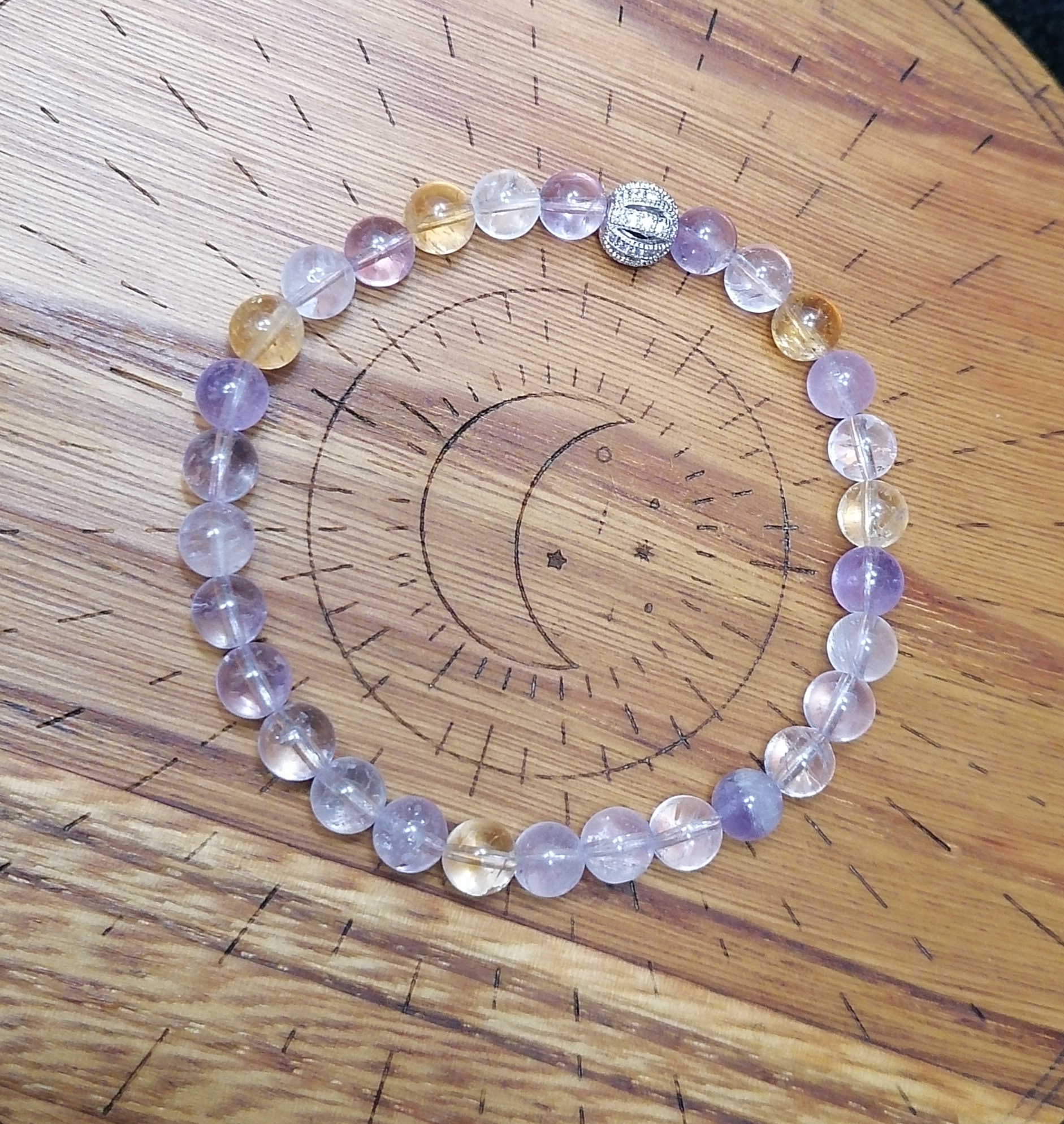 Bracelet "détente" en amétrine