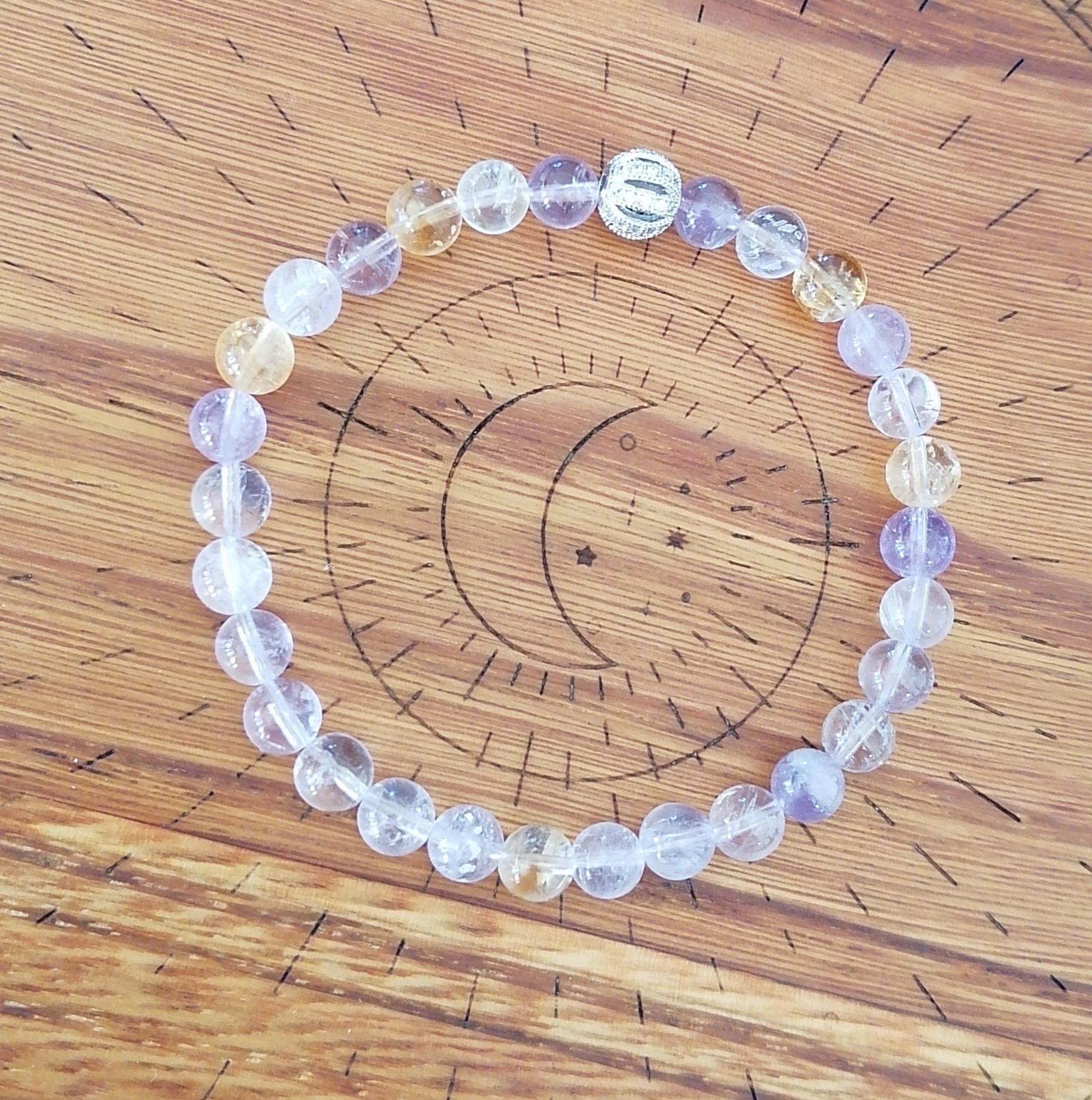 Bracelet "détente" en amétrine