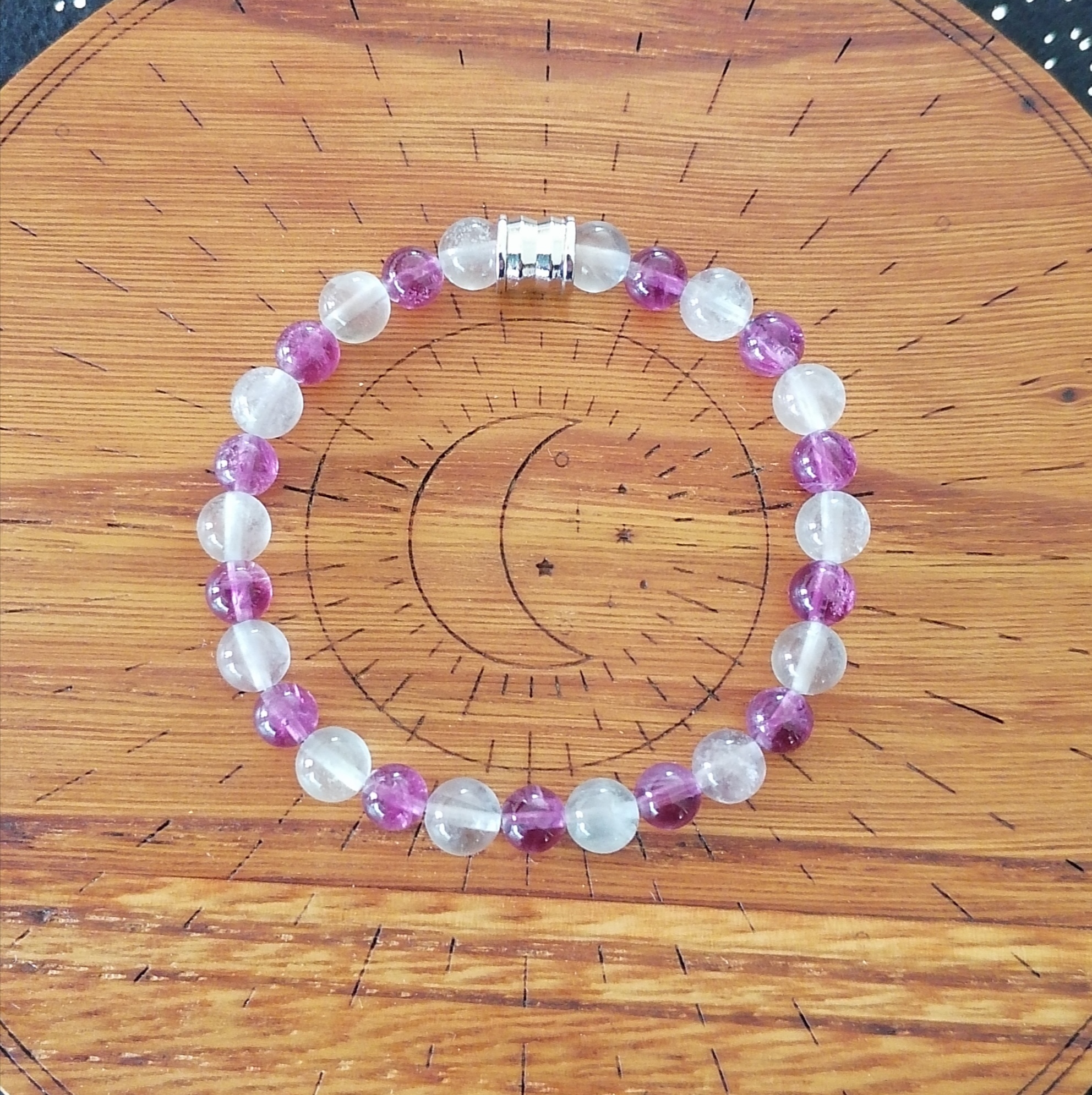 Bracelet "mémoire et concentration" en fluorite