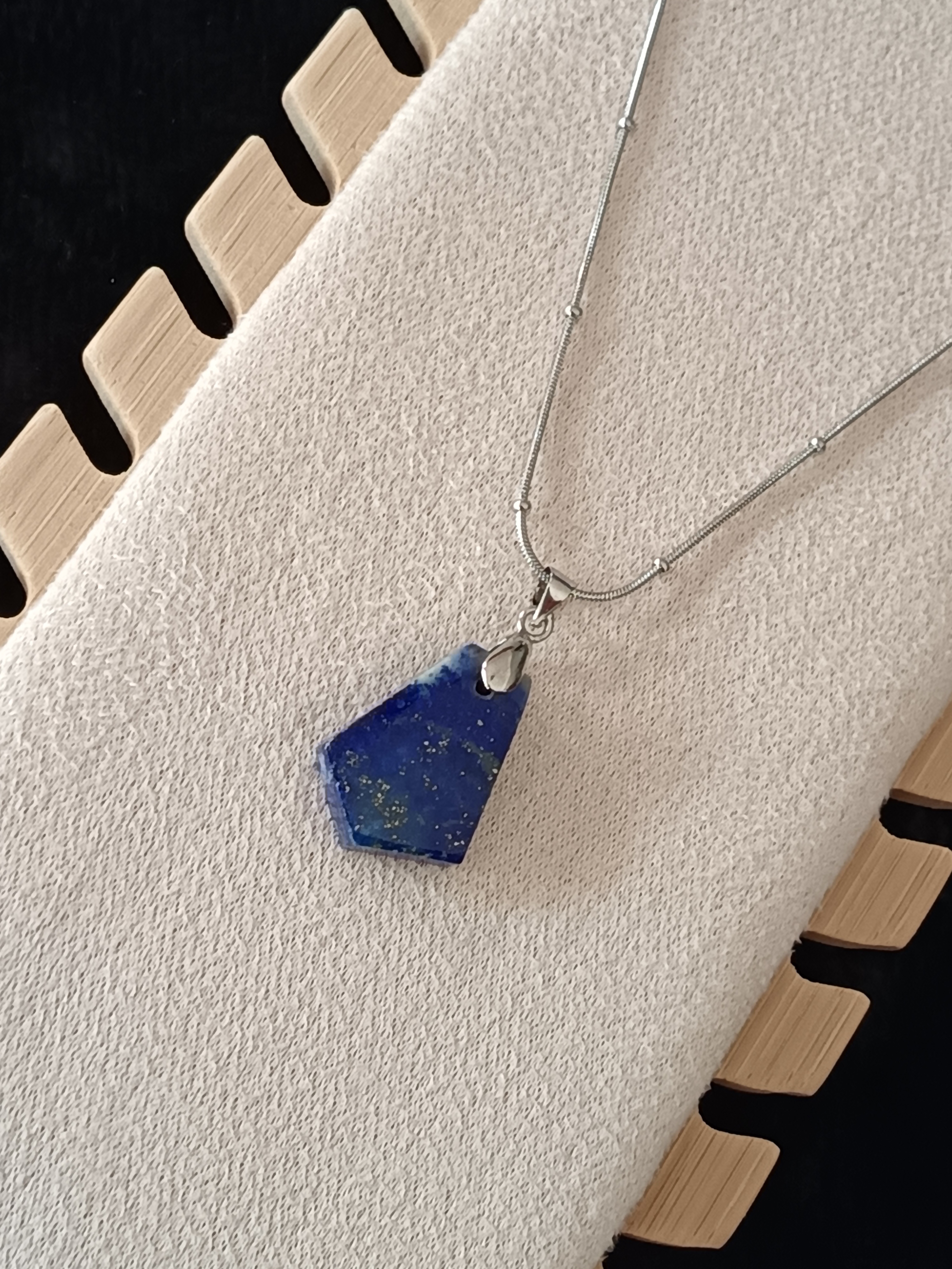 Collier "concentration" en lapis lazuli