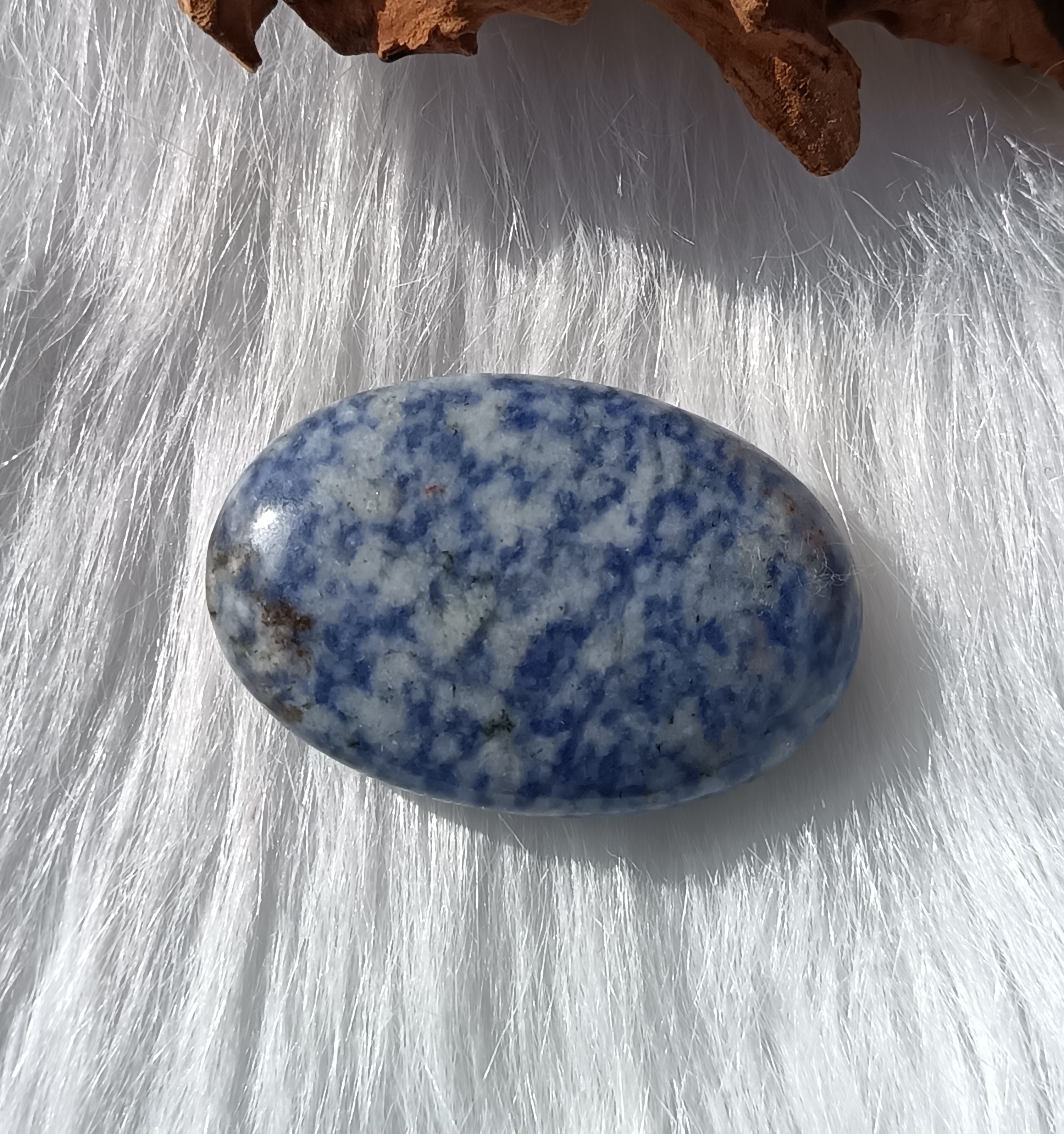 Galet roulé de sodalite XL