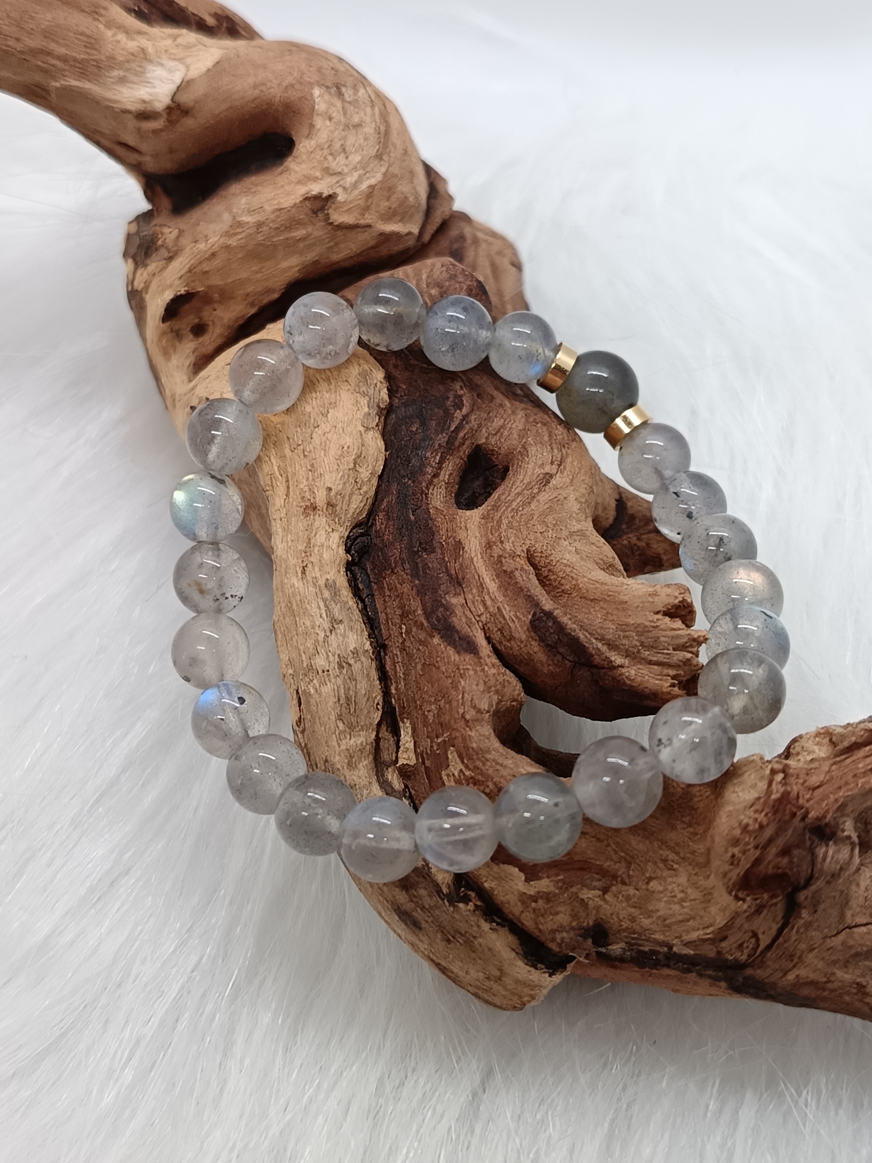 Bracelet "protection" en labradorite