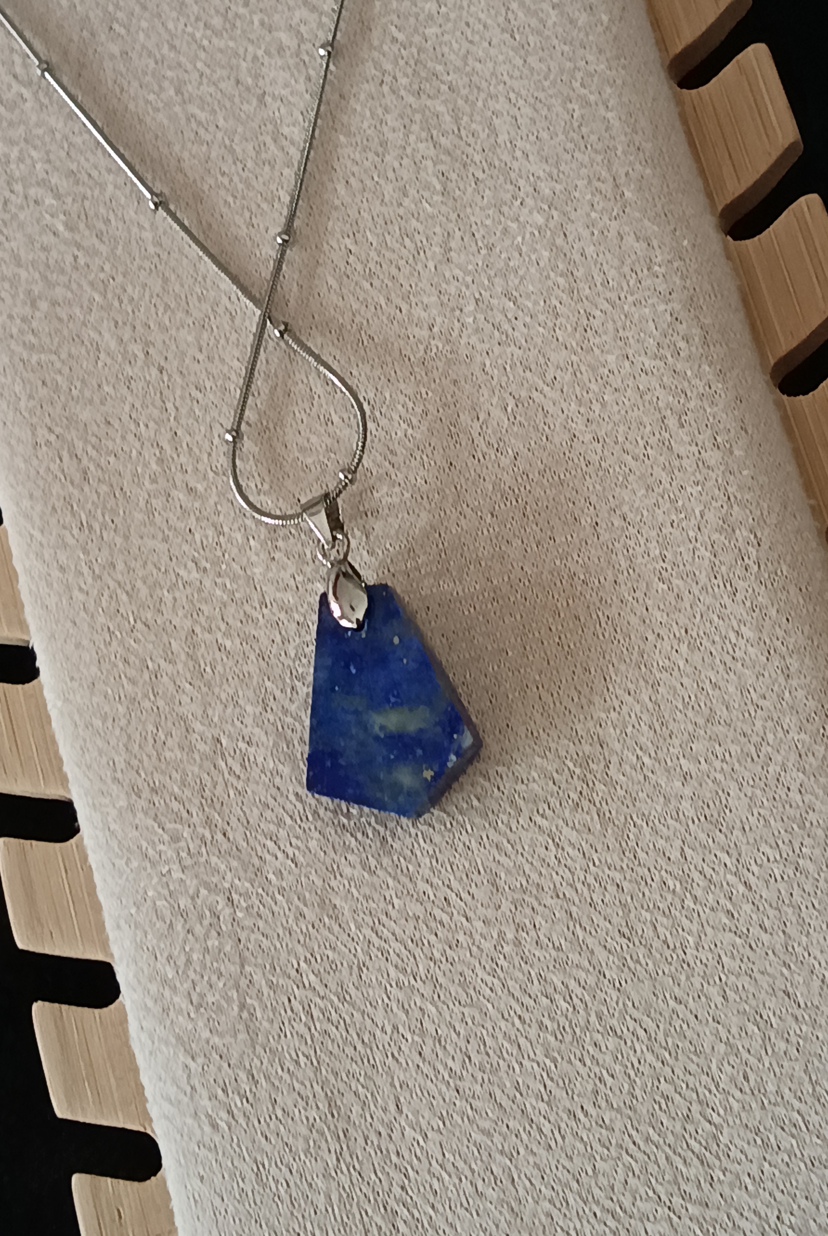 Collier "concentration" en lapis lazuli