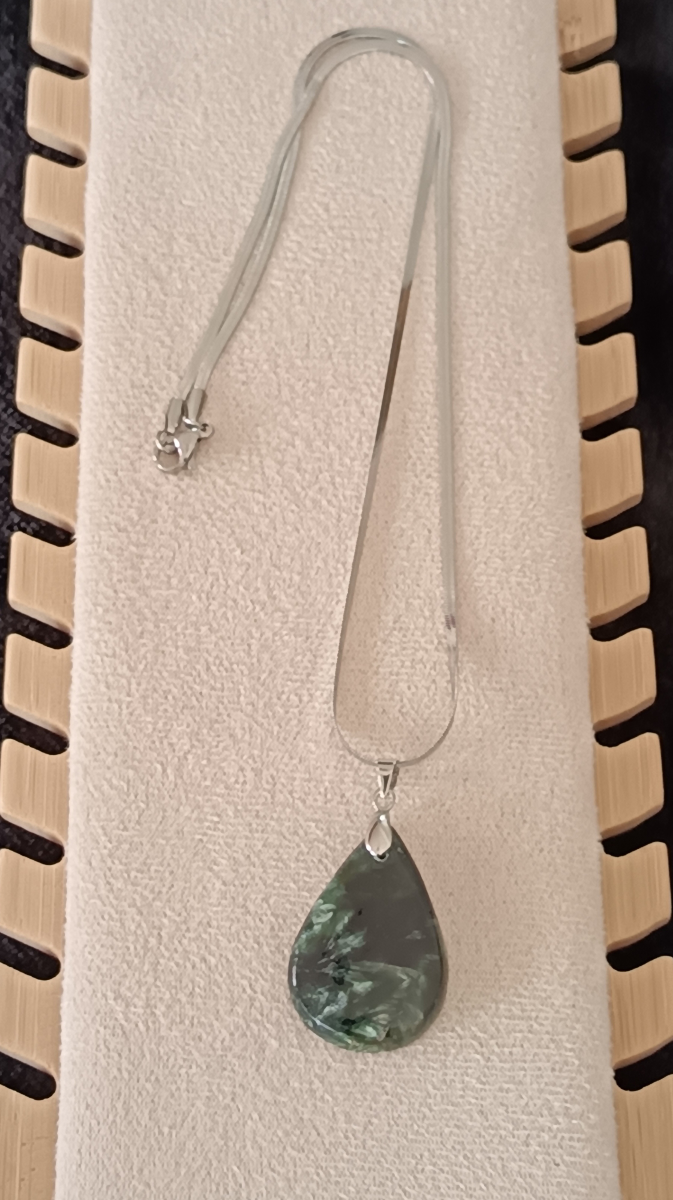 Collier "bien-être" en séraphinite