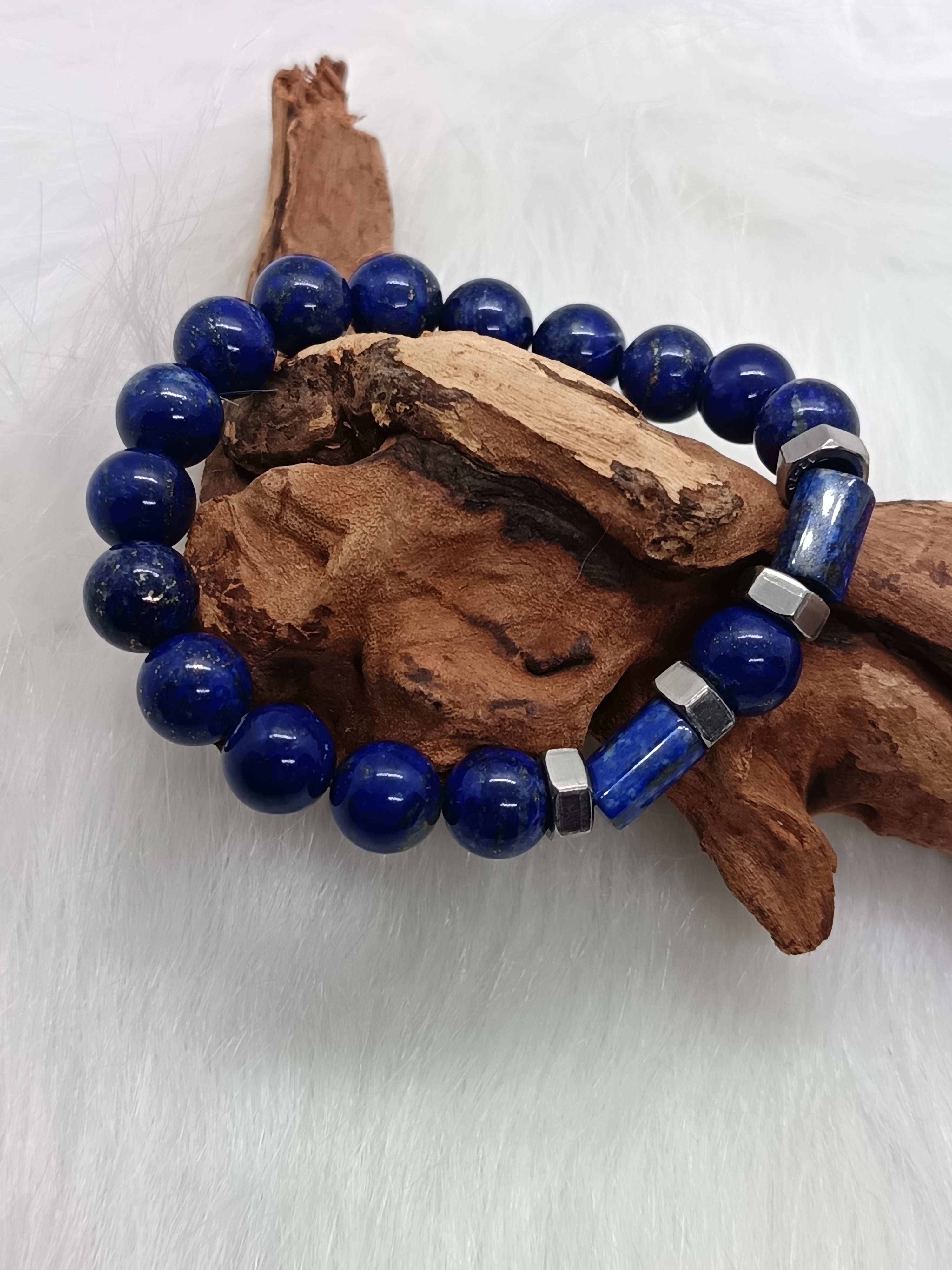 Bracelet "confiance en soi" en lapis lazuli