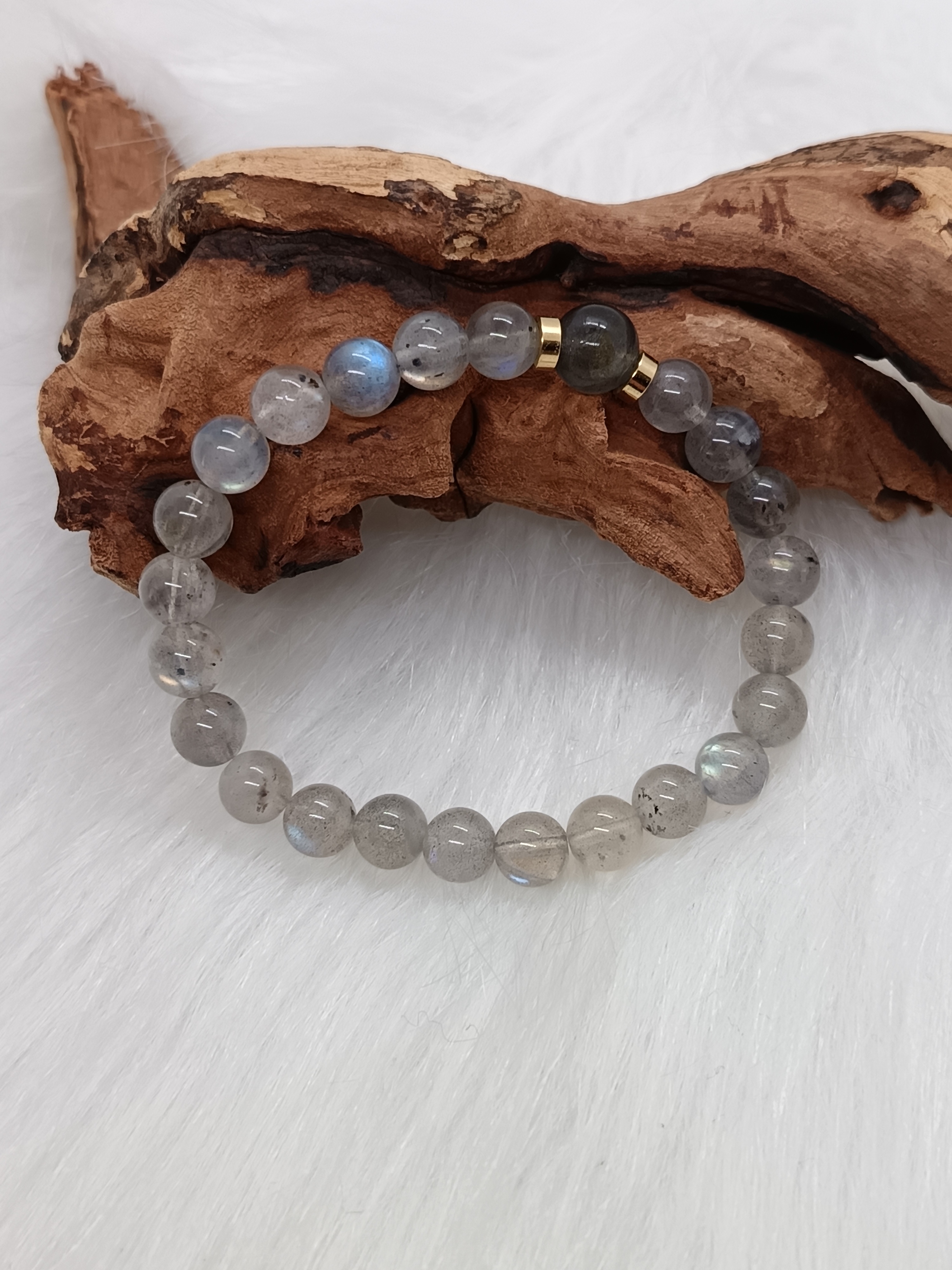 Bracelet "protection" en labradorite