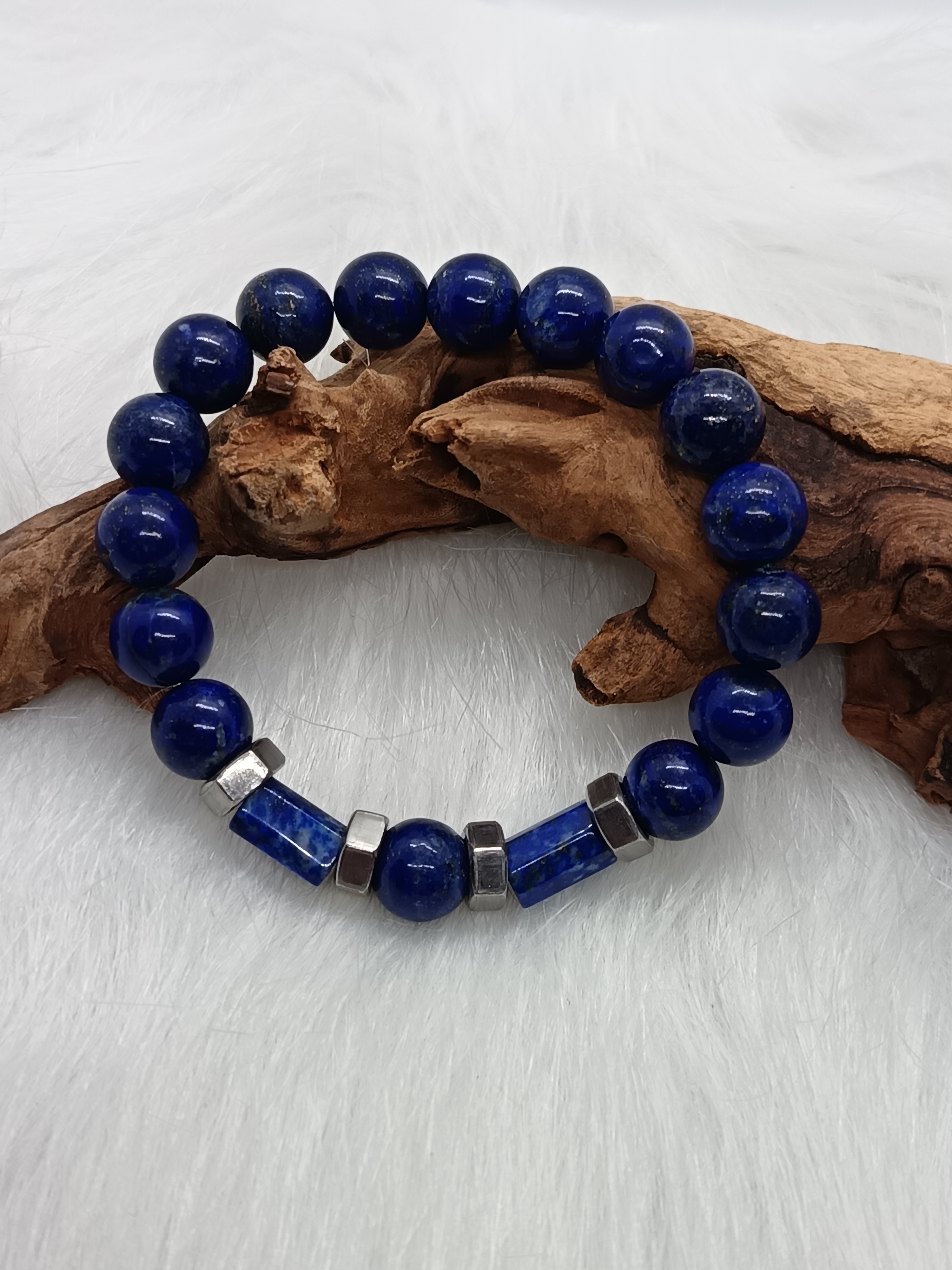 Bracelet "confiance en soi" en lapis lazuli