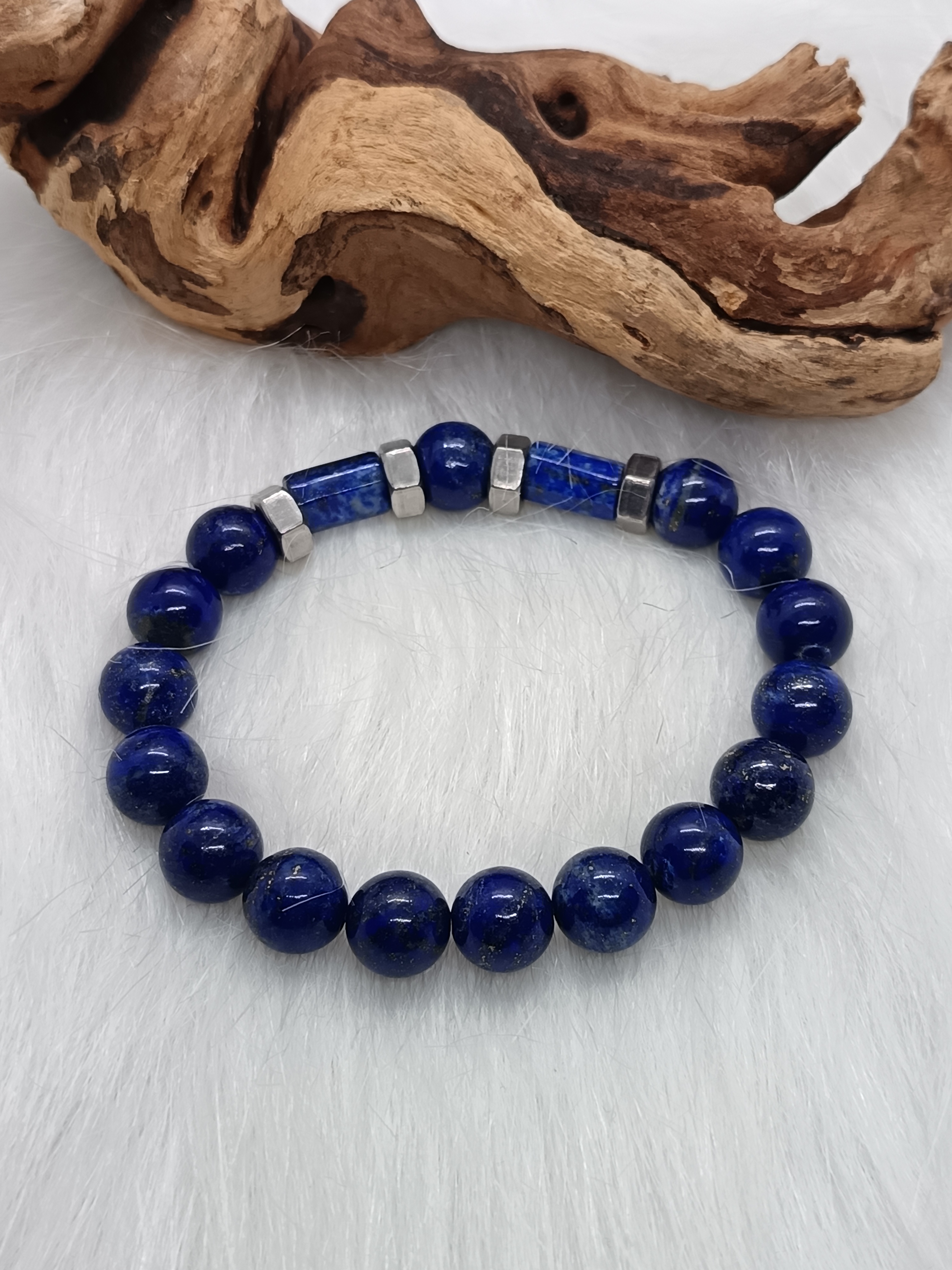 Bracelet "confiance en soi" en lapis lazuli