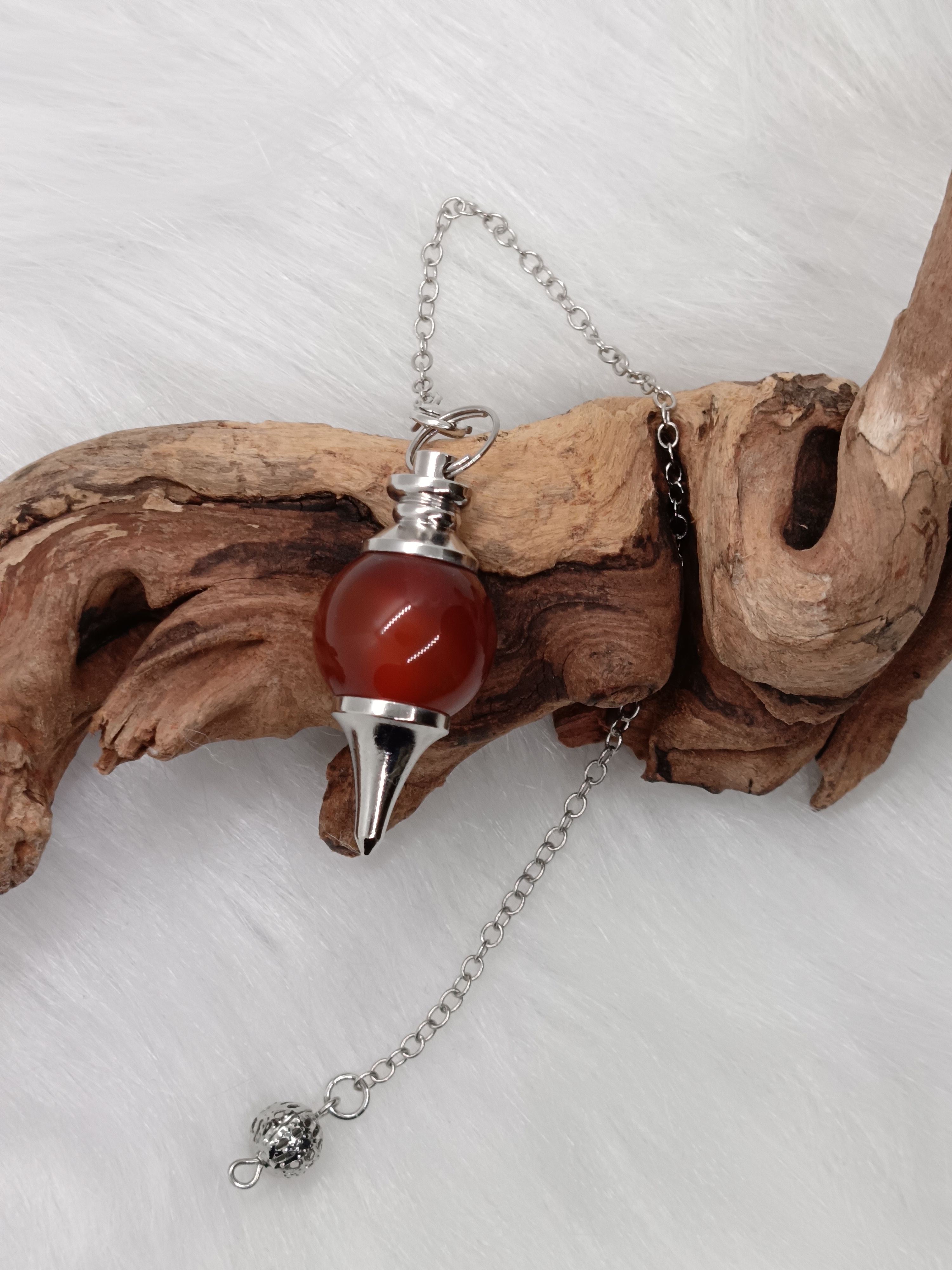 Pendule Séphoroton en cornaline