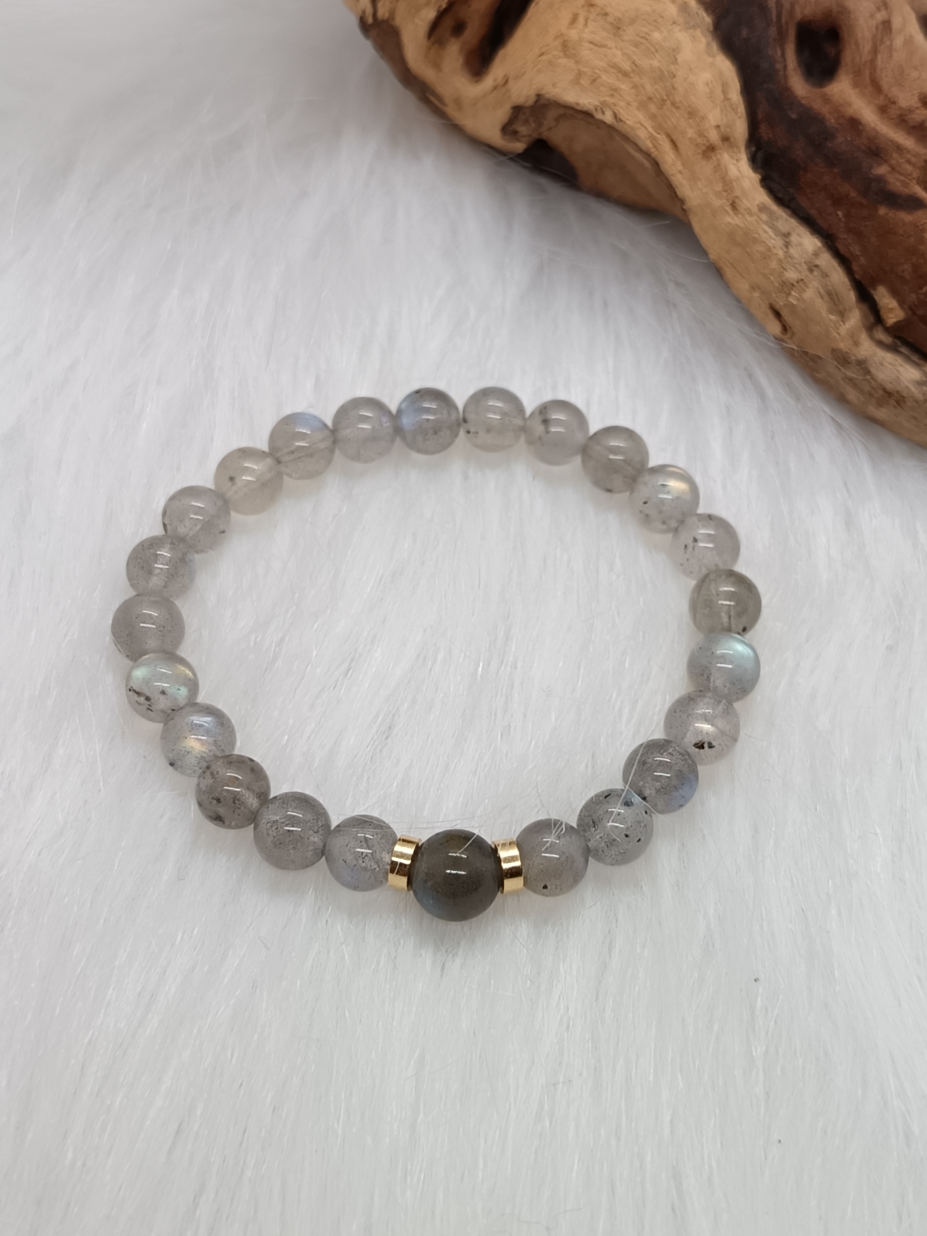 Bracelet "protection" en labradorite