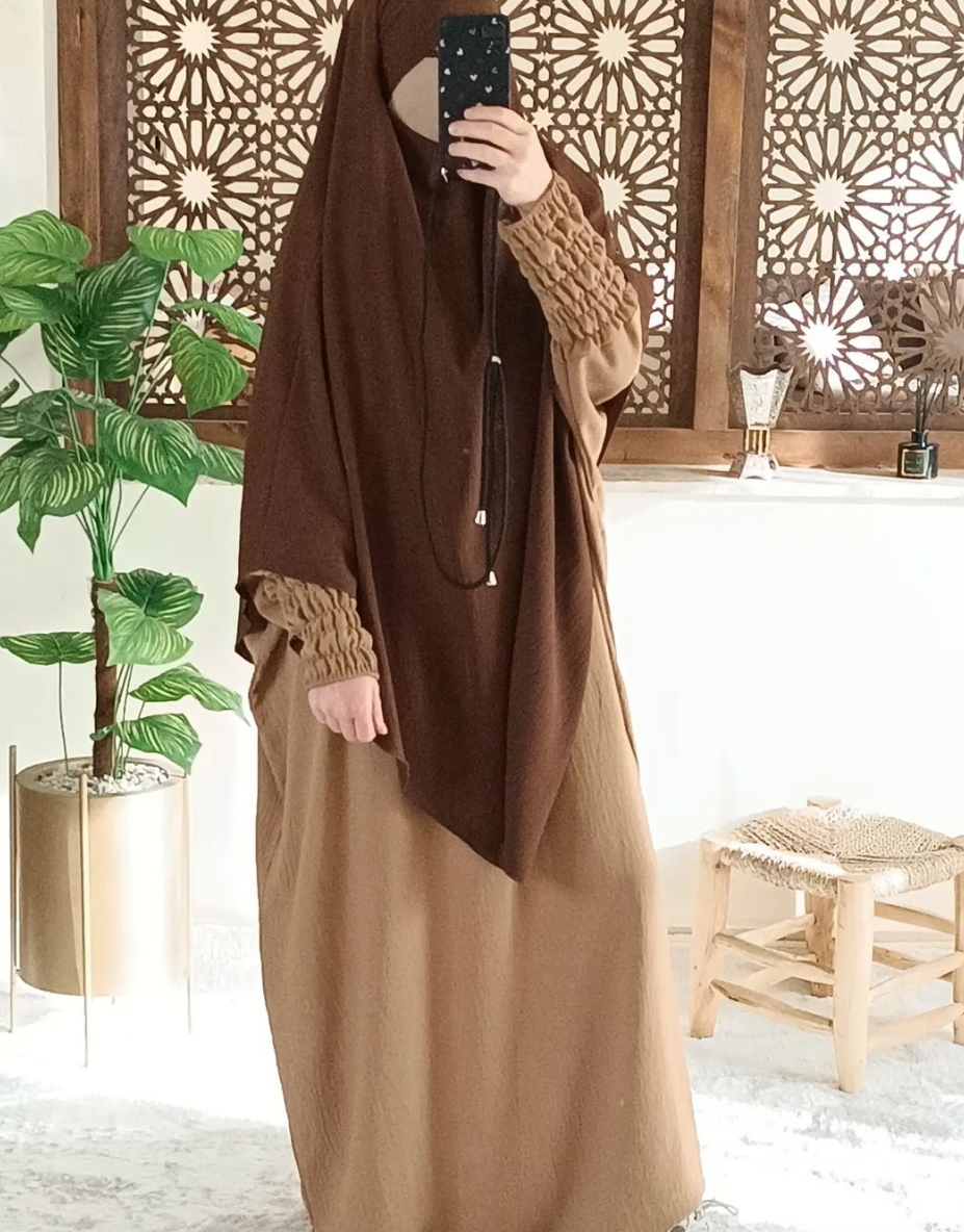 Abaya papilon manche sérré Jazz