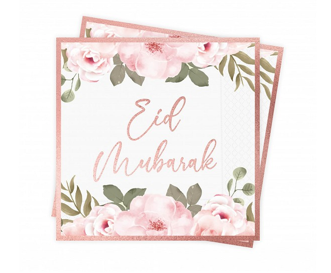 Lot de 12 serviette en papier - Flower