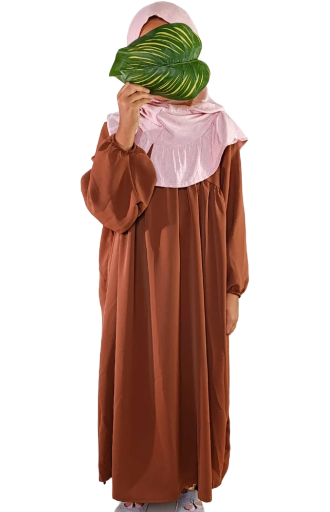 Abaya fillette soie de médine