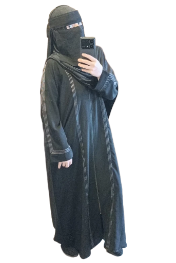 Abaya noire traditionnelle