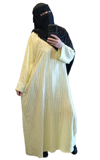 Abaya Jaune Poussin