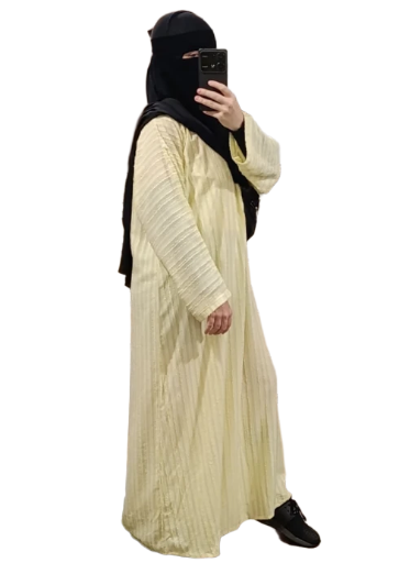 Abaya Jaune Poussin
