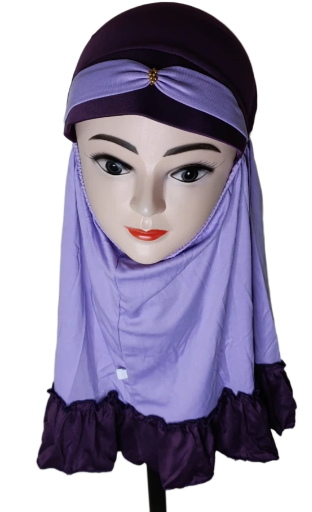 Hijab bébé/fillette malaisien