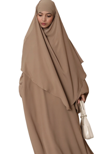 Abaya Manche Ballon + Khimar 