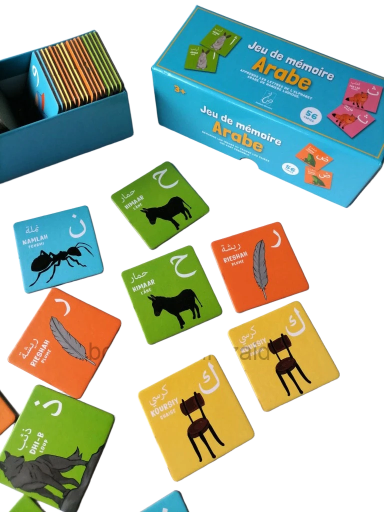 Jeu de mémoire / Mémot alphabet arabe.