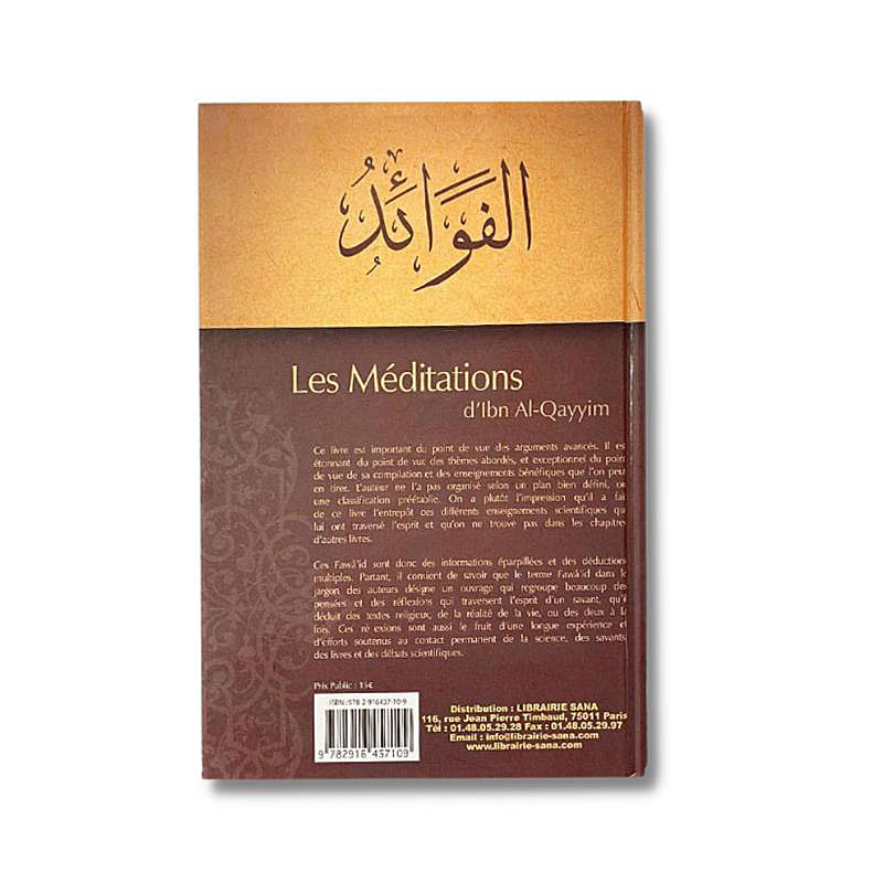 Les Méditations, D'Ibn Al-Qayyim (3ème Édition) - Edition tawbah