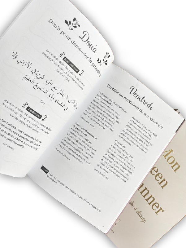 Deen Planner - Noir ou Rose - Hadieth benelux