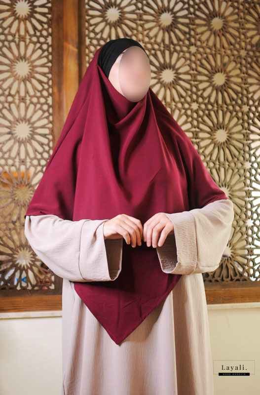 Khimar bandeau lycra