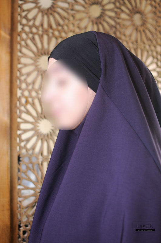 Khimar bandeau lycra